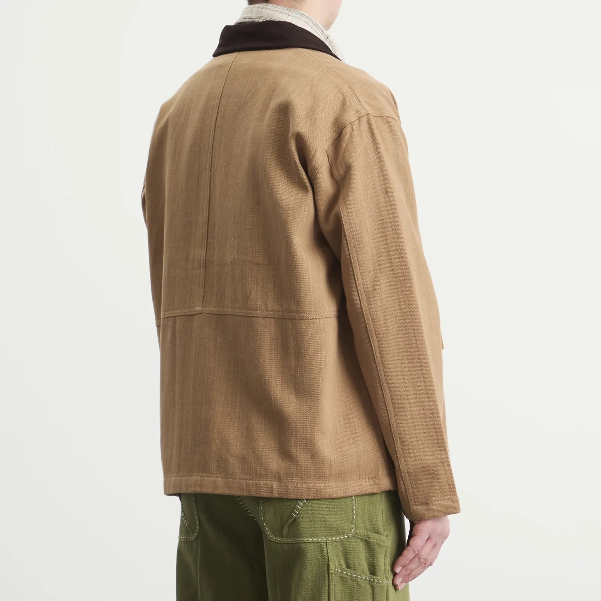 Kartik Research Men's Embroidered Jodhpur Jacket Brown/Dust