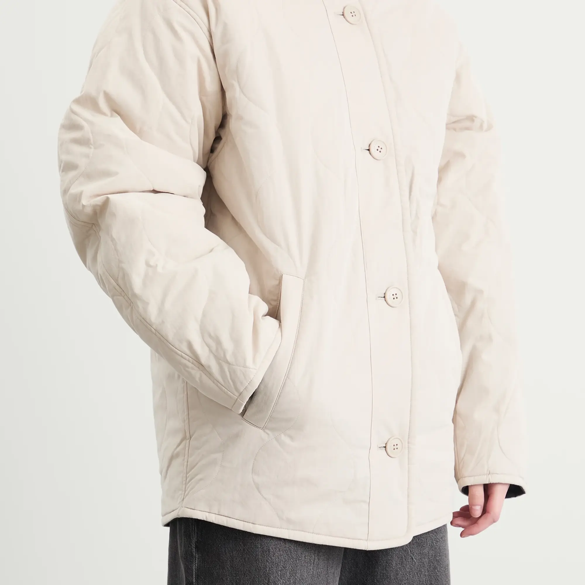 Isabel Marant Women's Étoile Nesmae Quilted Jacket Ecru