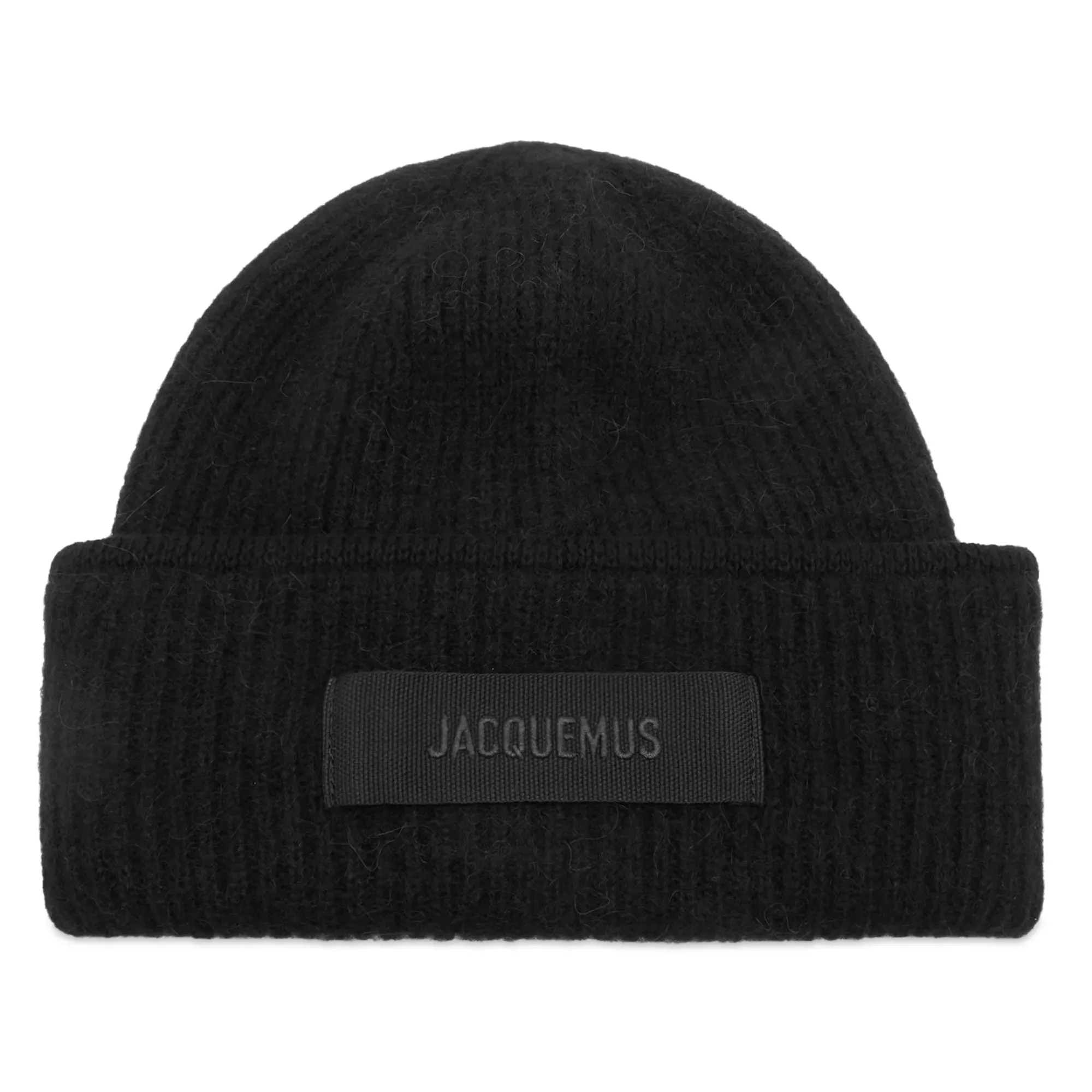 Jacquemus Men's Grosgrain Beanie Black