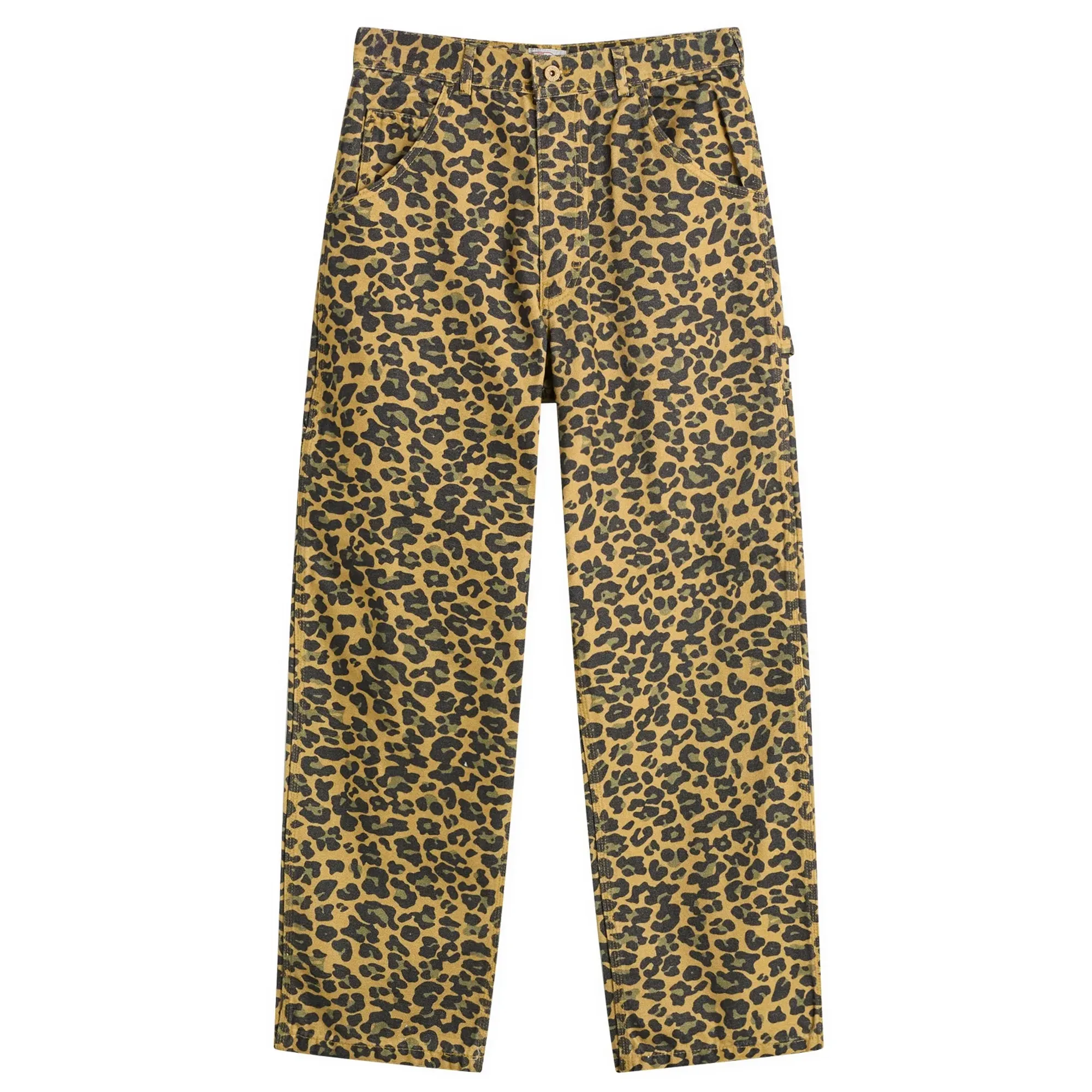 Stan Ray Men's OG Painter Pant Washed Leopard Camo Duck