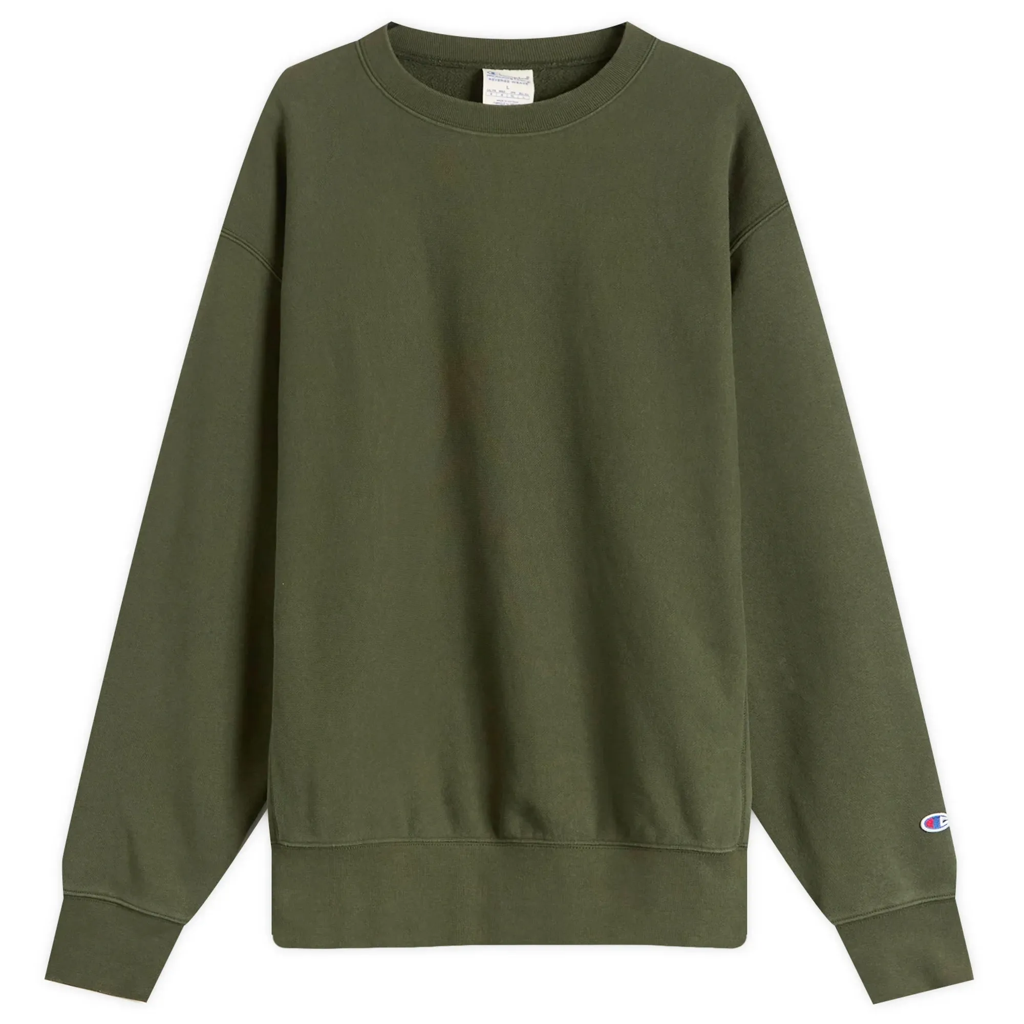 Champion Men's Reverse Weave Relaxed Sweatshirt Forest Green