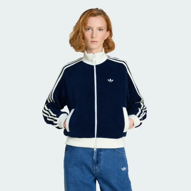 adidas ADIDAS ORIGINALS VELOUR KNIT TRACK TOP | KS7779 | FOOTY.COM