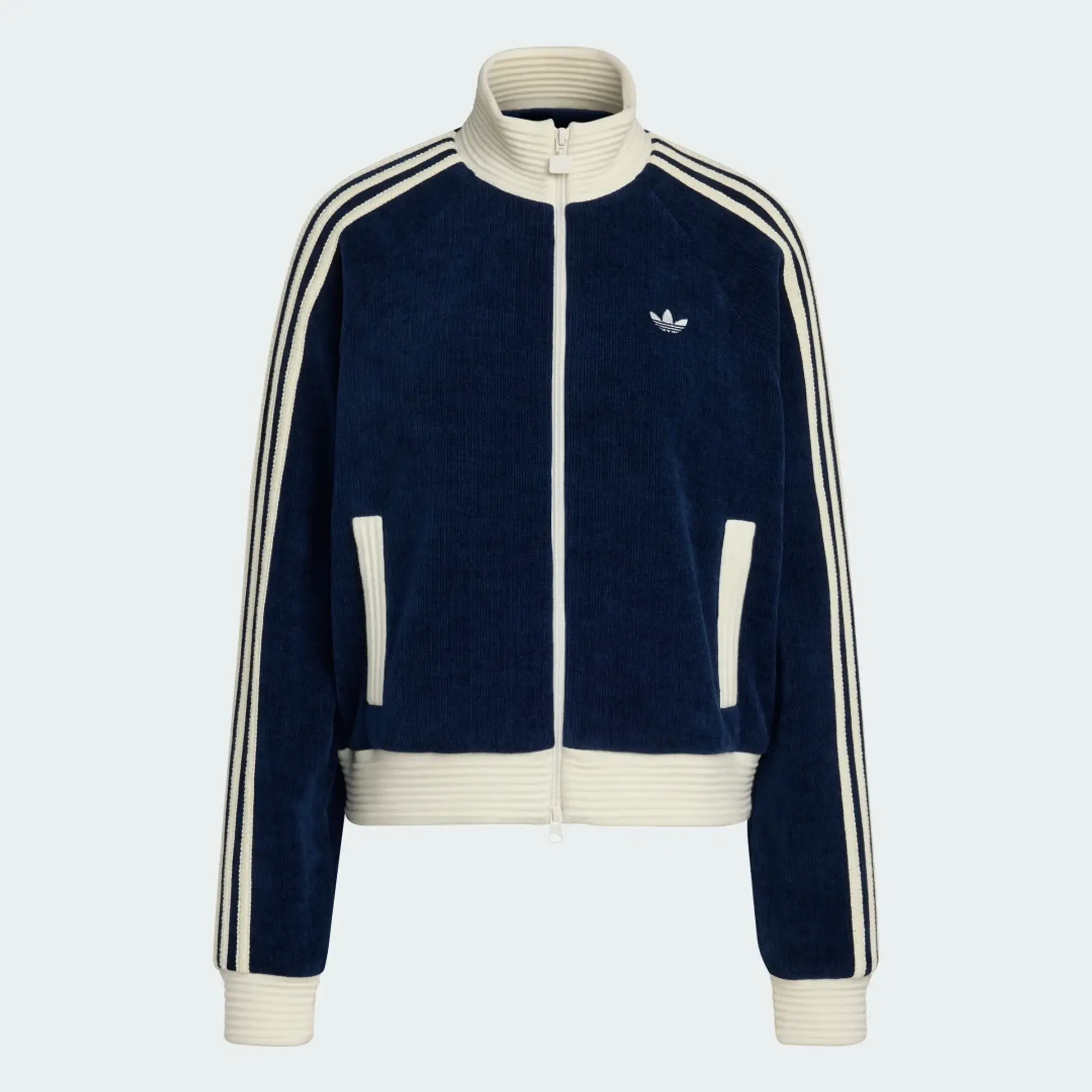 adidas ADIDAS ORIGINALS VELOUR KNIT TRACK TOP