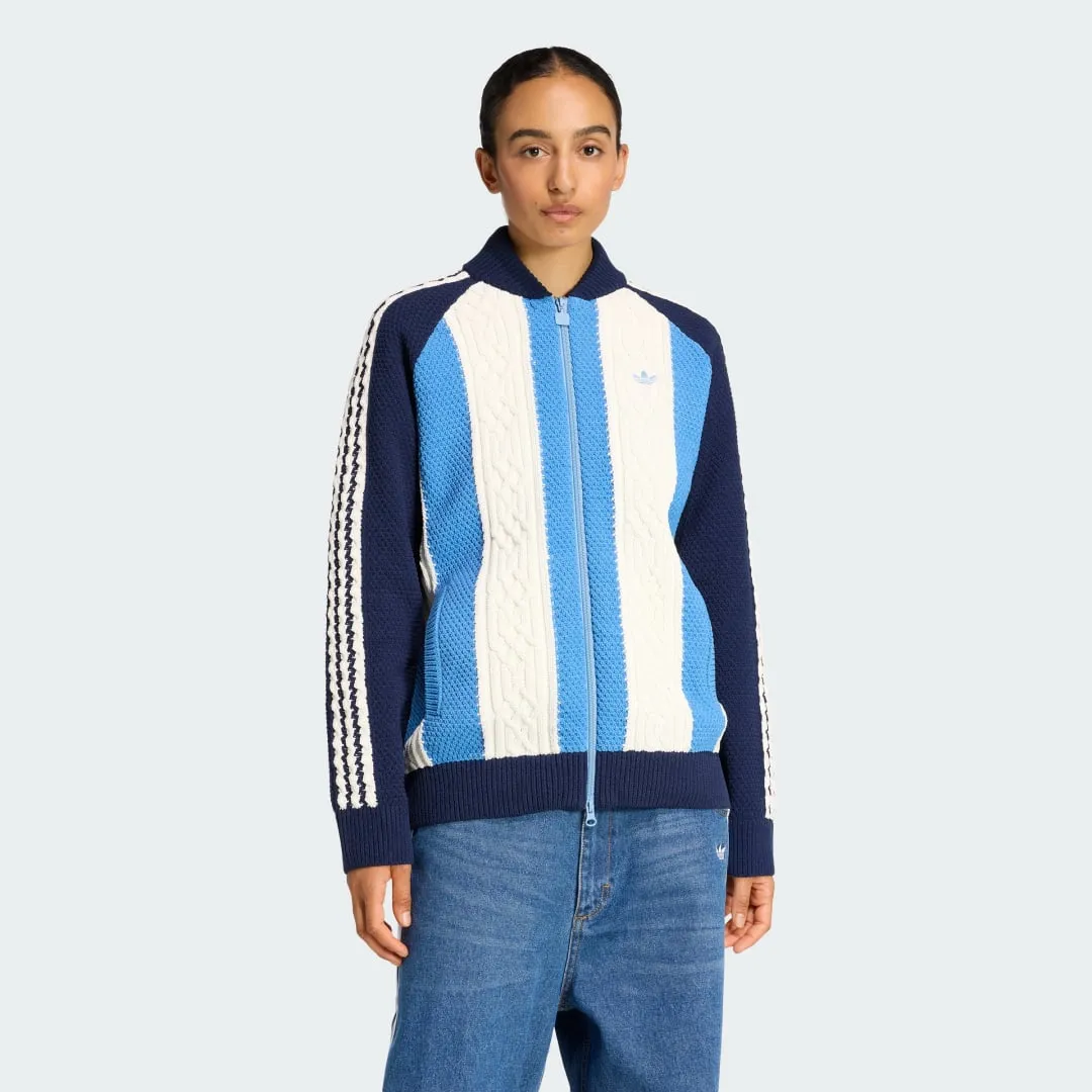 トップス  ARCHIVE CUTLINE KNIT TRACK TOP adidas ADIDAS ORIGINALS ARCHIVE CUTLINE KNIT TRACK TOP | KS7803