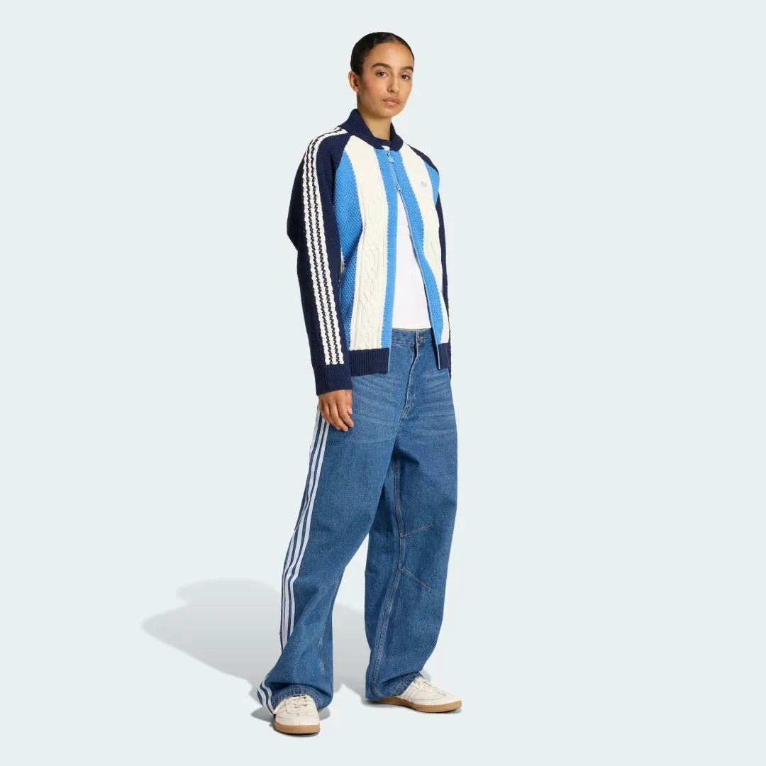 トップス  ARCHIVE CUTLINE KNIT TRACK TOP adidas ADIDAS ORIGINALS ARCHIVE CUTLINE KNIT TRACK TOP | KS7803