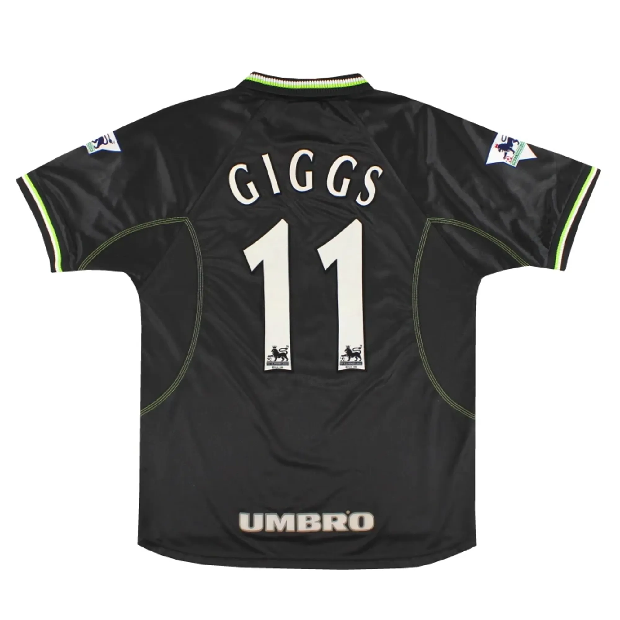 1998-99 Manchester United Umbro Third Shirt Giggs #11 L - Manchester United / Excellent
