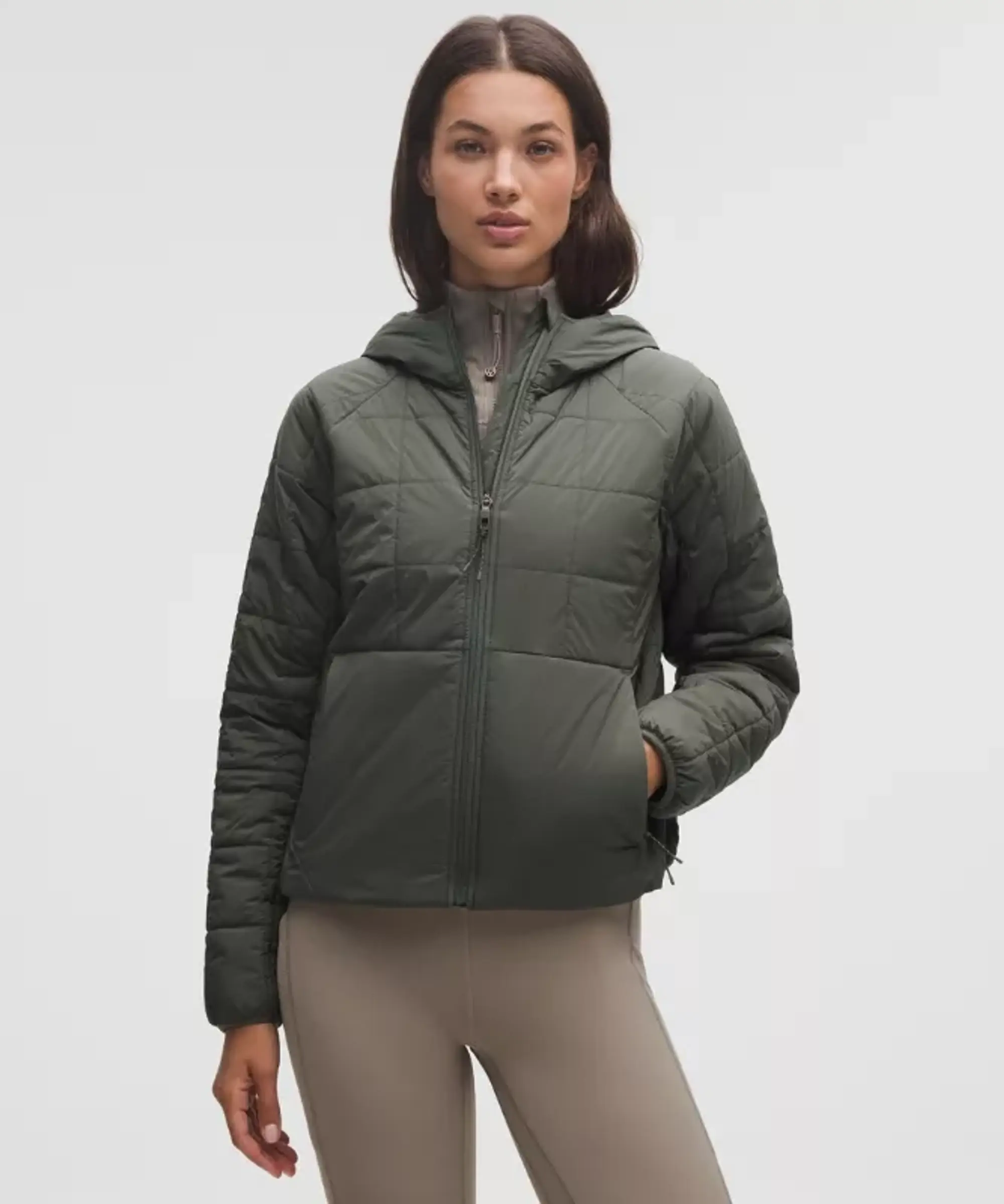 lululemon – Women's Route Ready Lightweight Insulated Jacket – Color Green – Size Large
