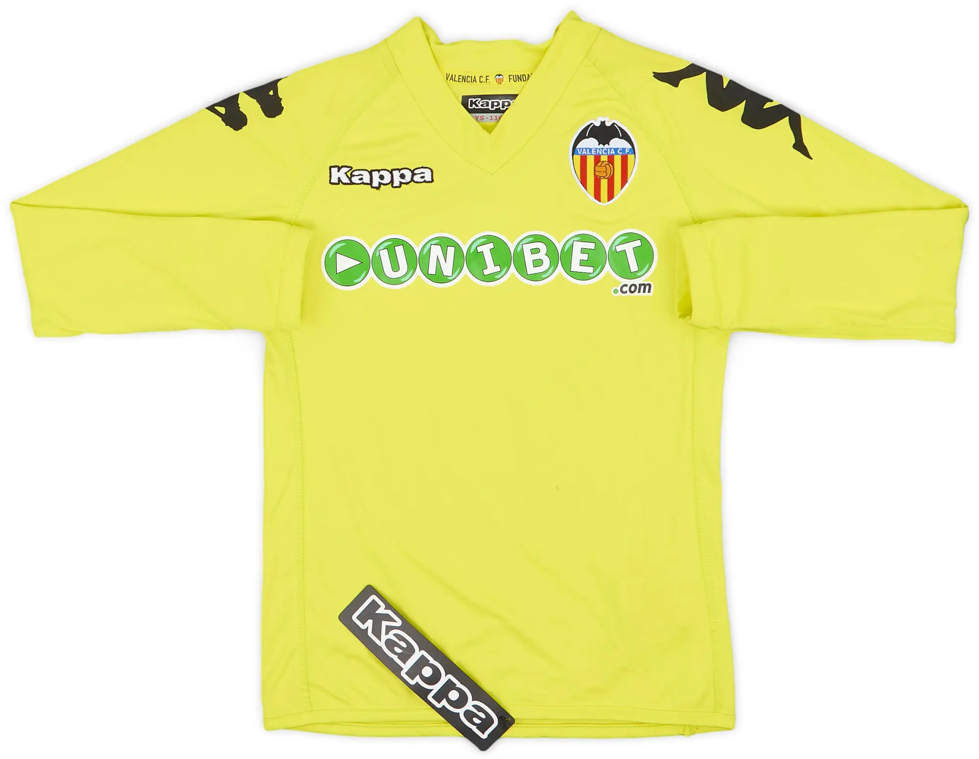 Kappa Valencia Boys LS Goalkeeper Home Shirt 2010/11