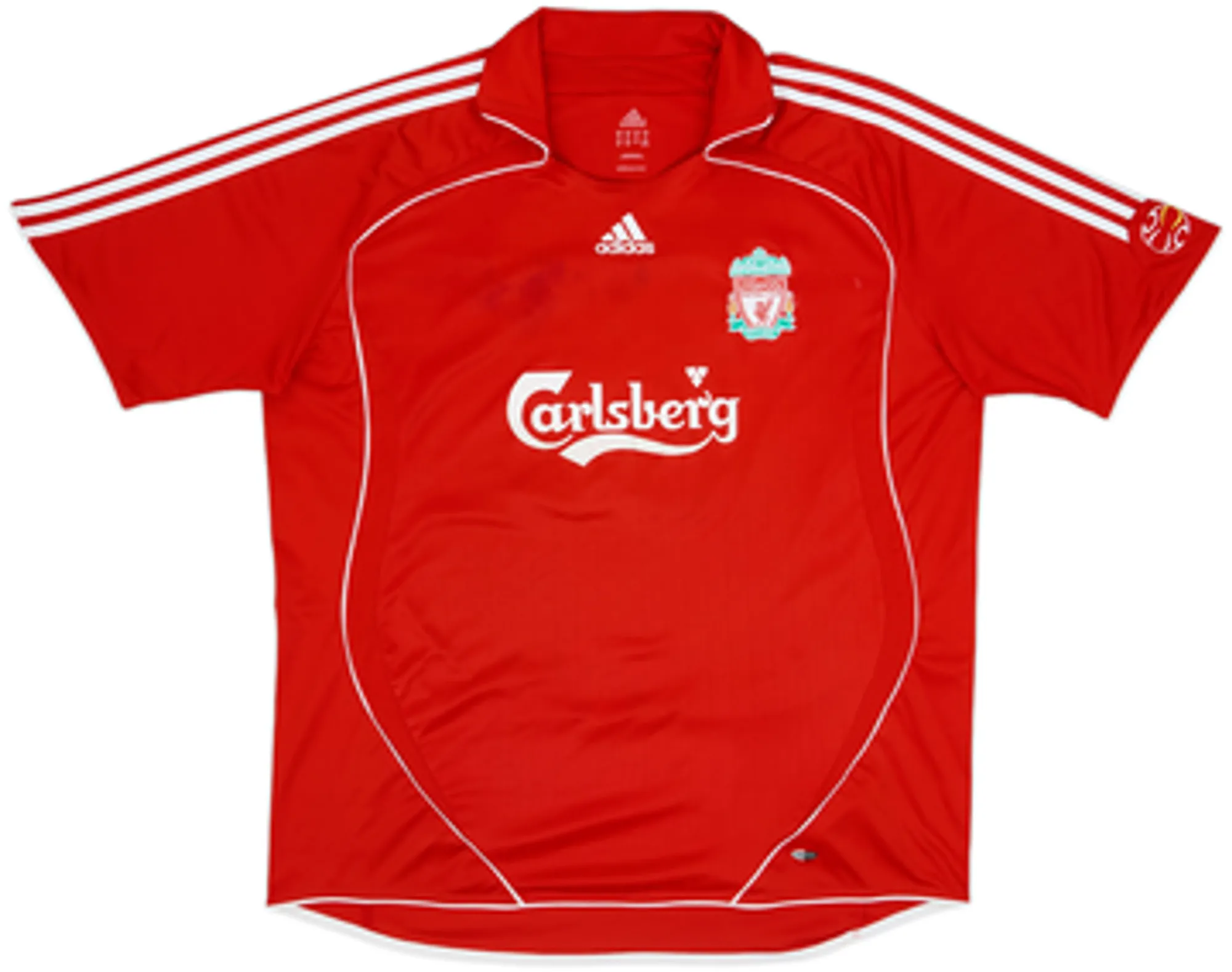 adidas Liverpool Mens SS Home Shirt 2006/08