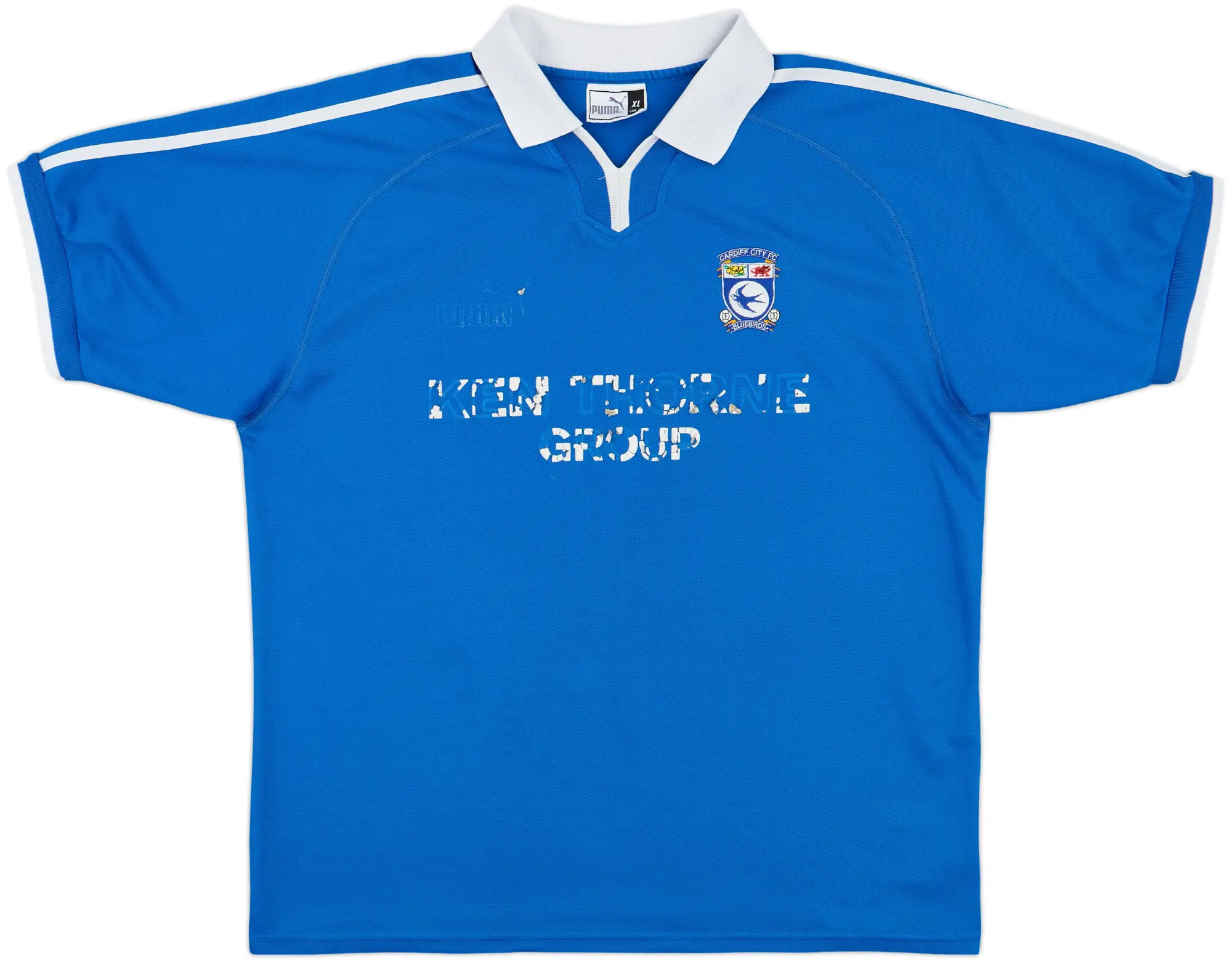 Puma Cardiff City Mens SS Home Shirt 2002/03