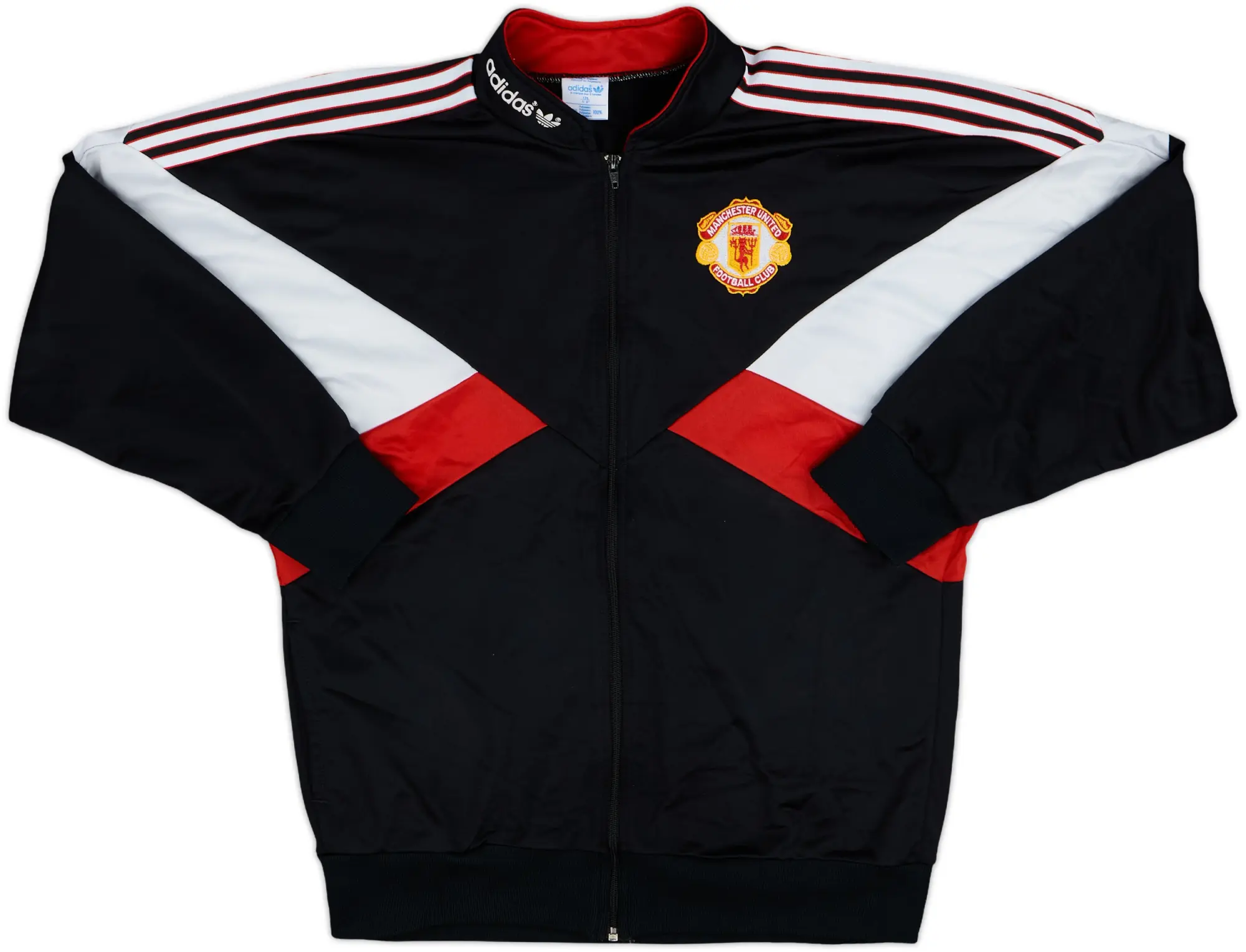 1986-88 Manchester United adidas Track Jacket - 9/10 - (S)