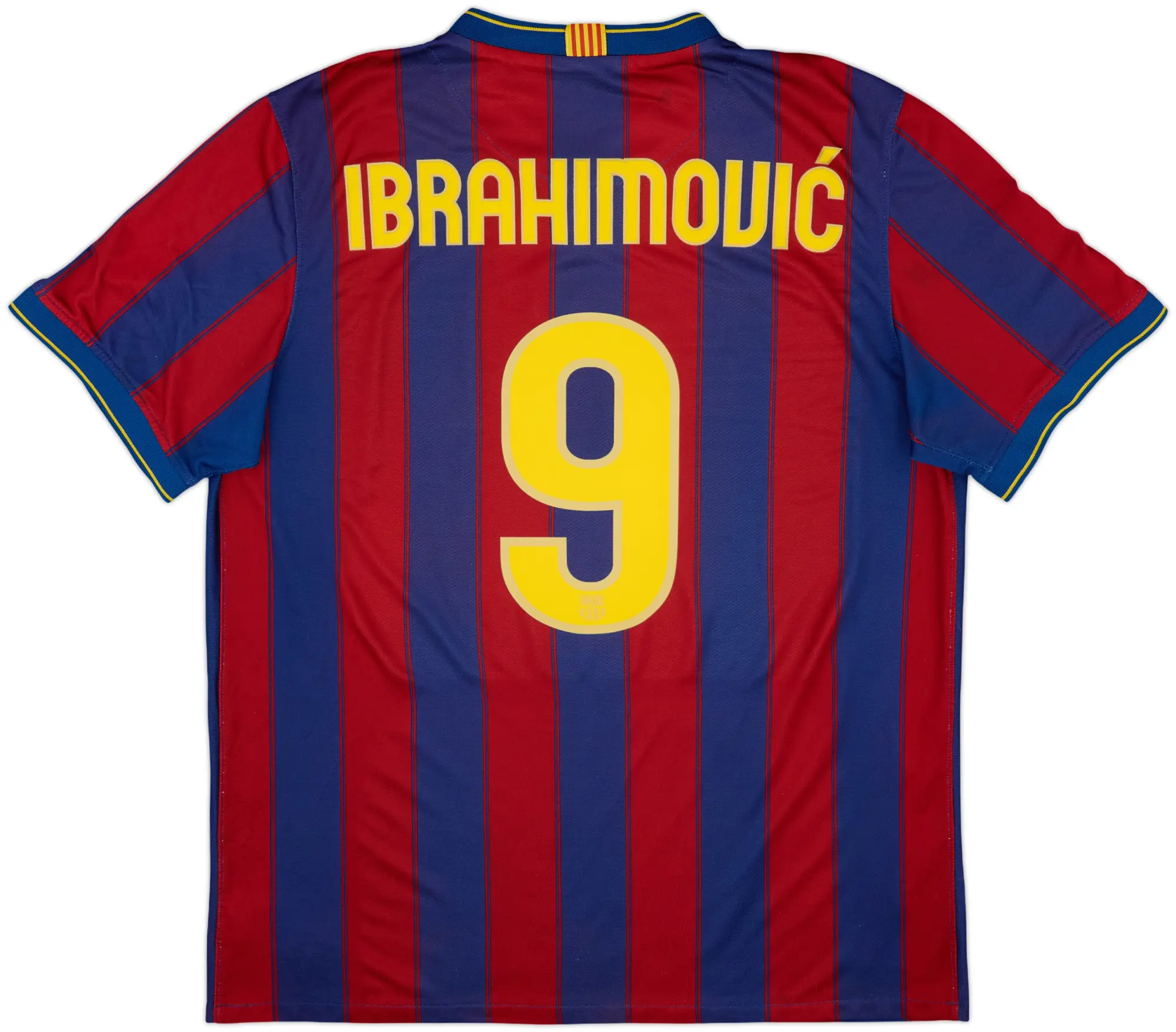 2009-10 Barcelona Home Shirt Ibrahimovic #9 - 5/10 - (XXL)