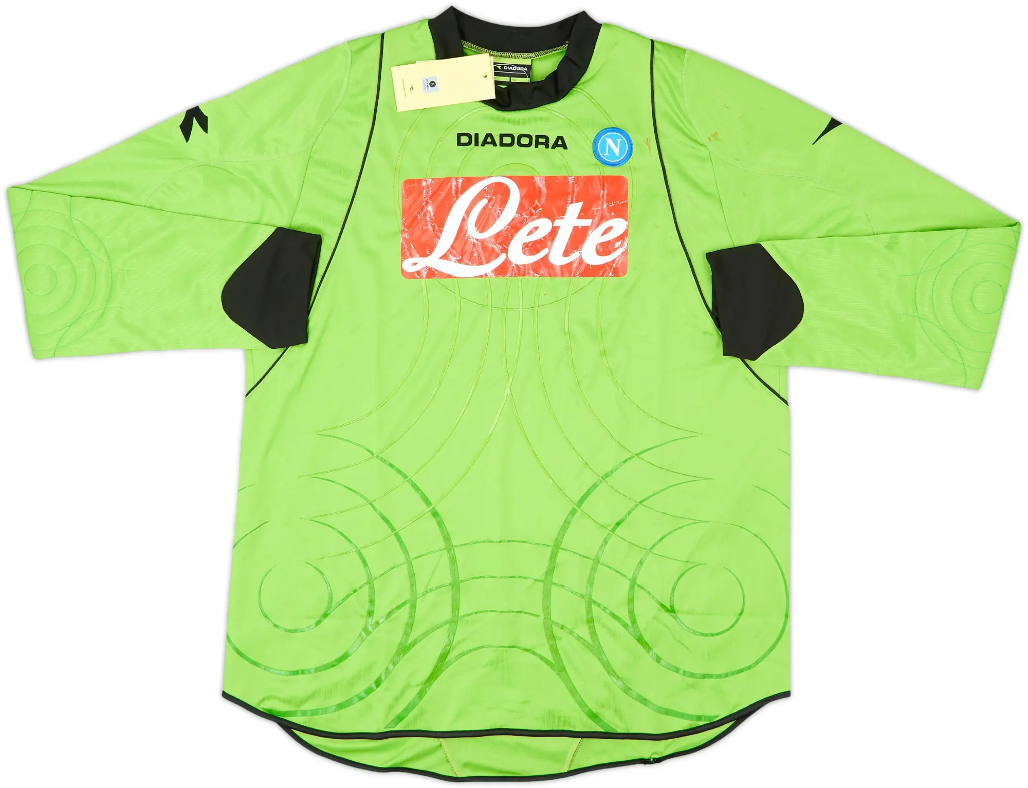 Diadora Napoli Mens LS Goalkeeper Home Shirt 2008/09