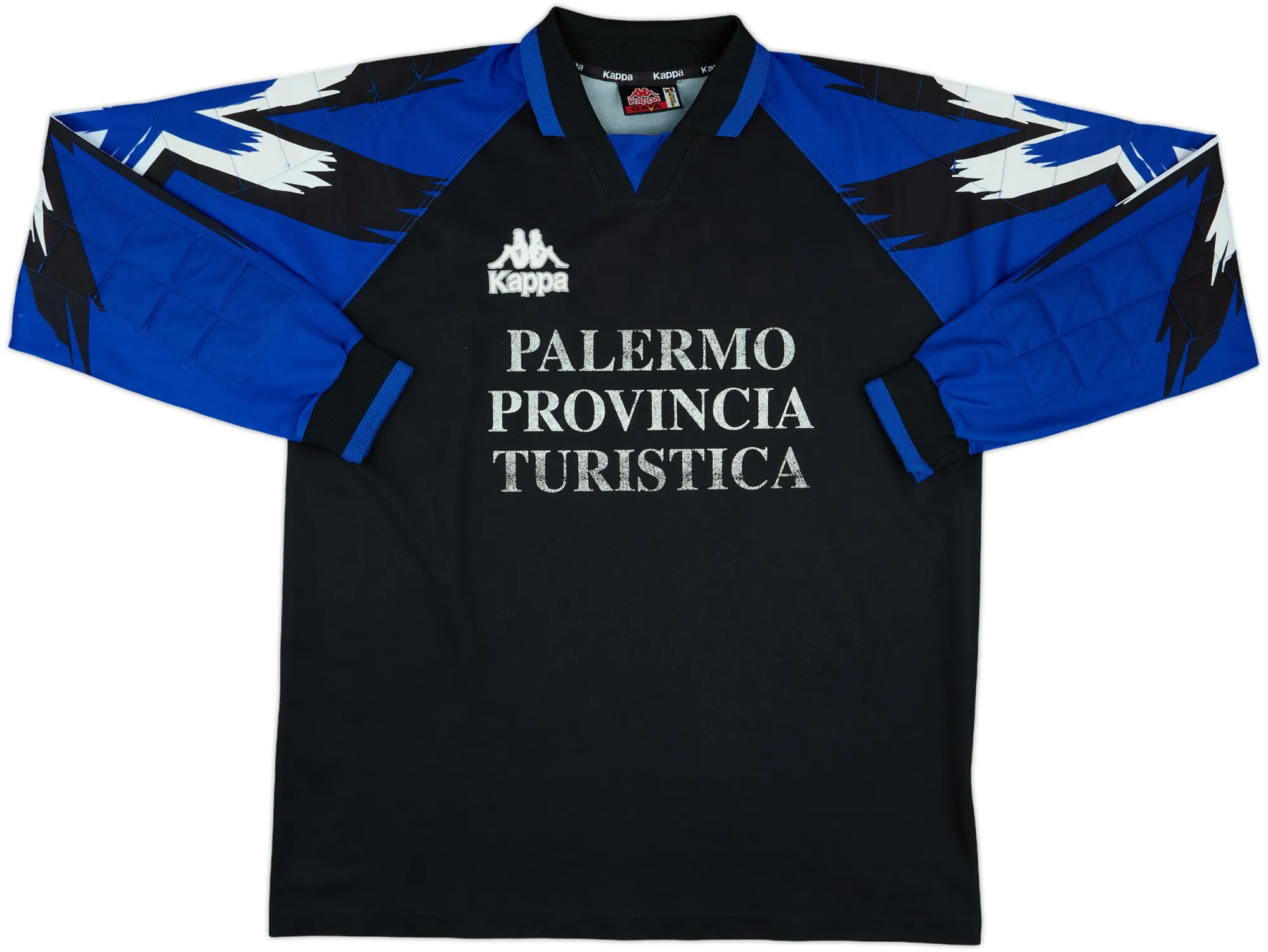 Kappa Palermo Mens LS Goalkeeper Player Issue Home Shirt 1998/99