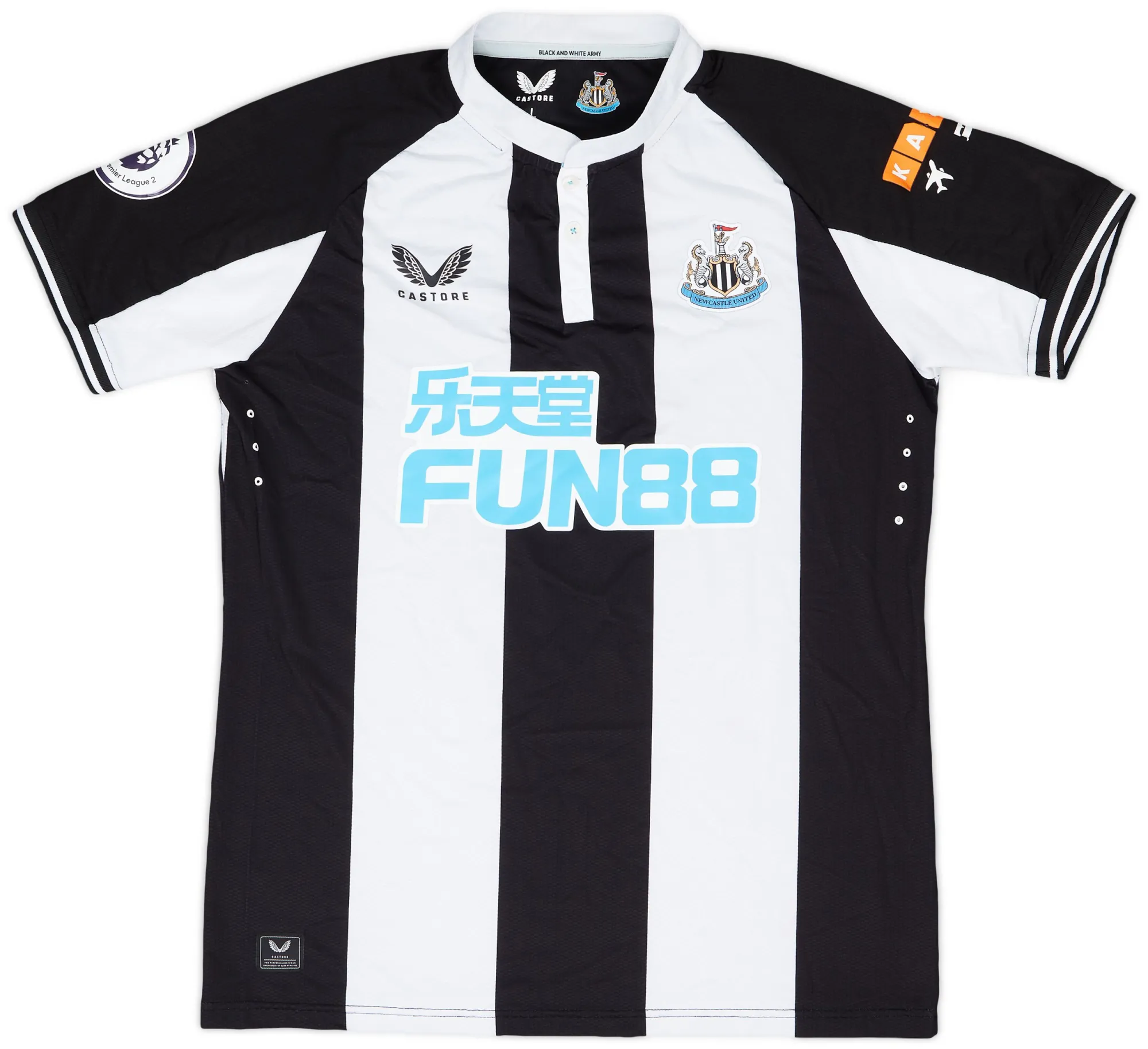 Castore Newcastle United Mens SS Player Issue Home Shirt 2021/22