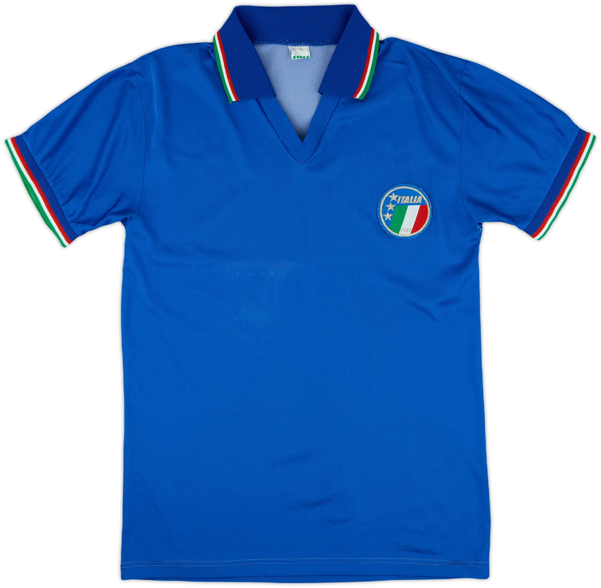 Diadora Italy Mens SS Home Shirt 1986