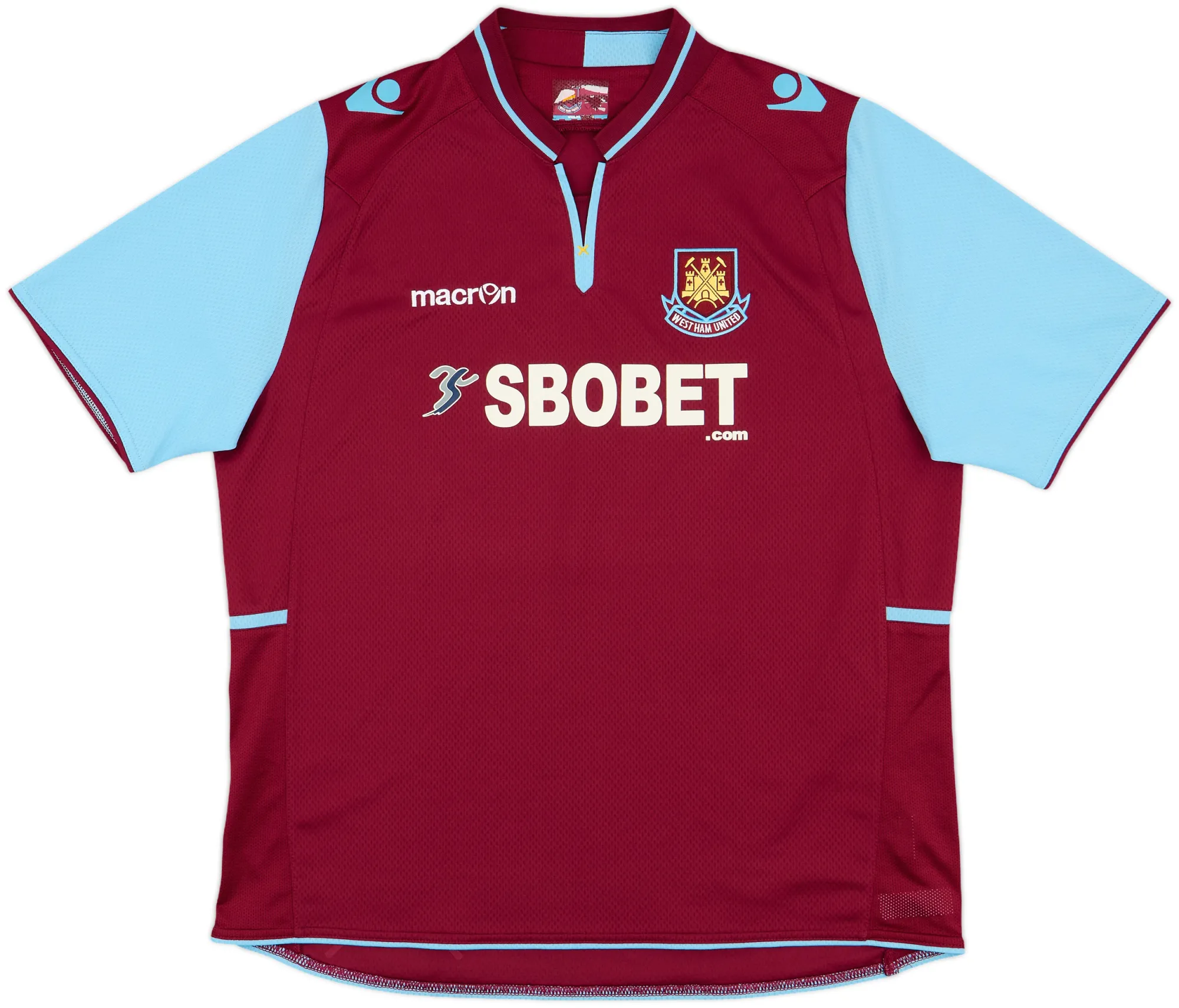 Macron West Ham United Boys SS Home Shirt 2012/13