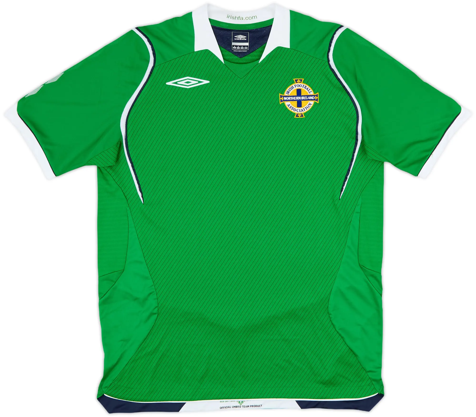Umbro Northern Ireland Mens SS Home Shirt 2008