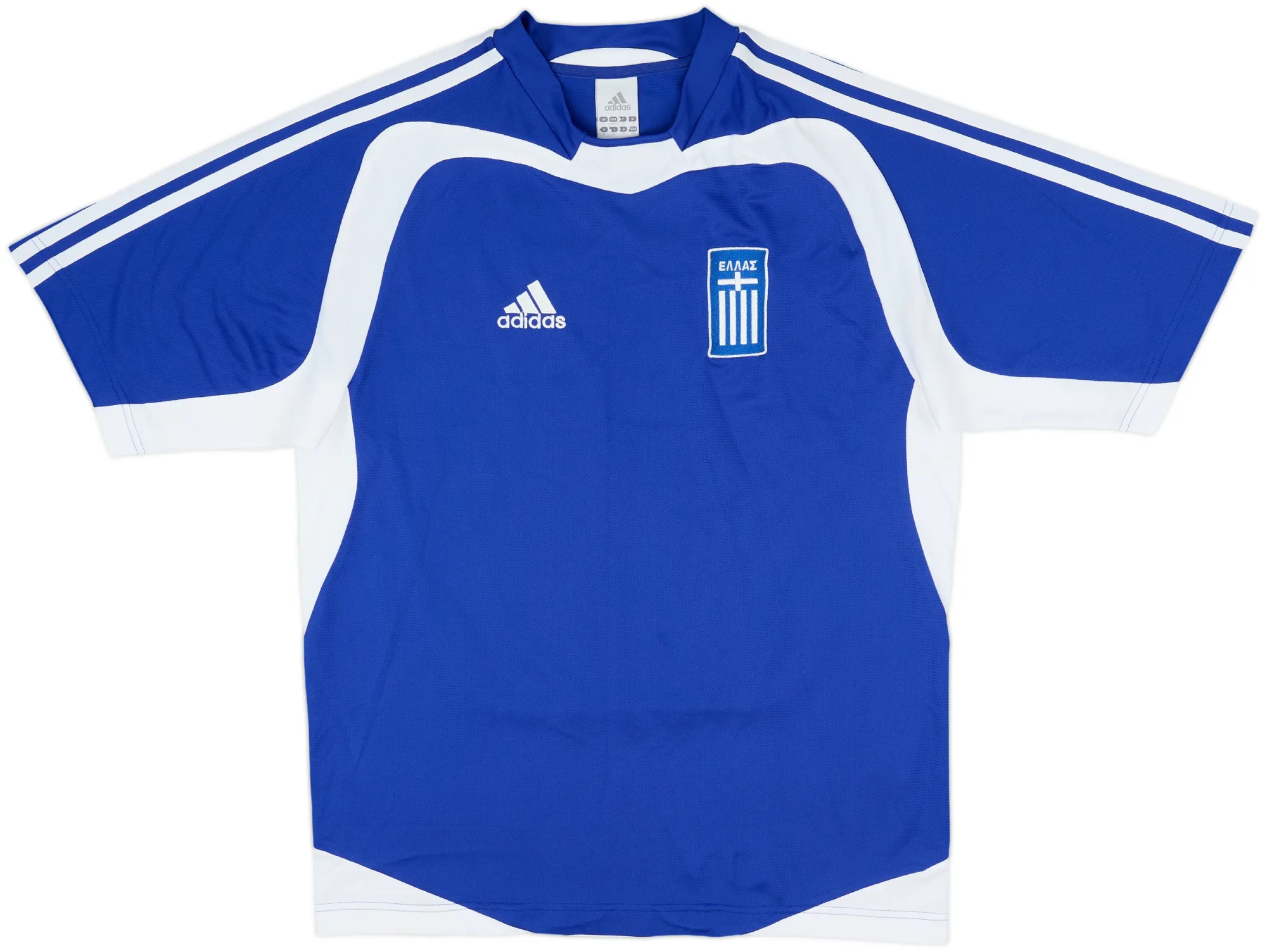 adidas Greece Mens SS Home Shirt 2004