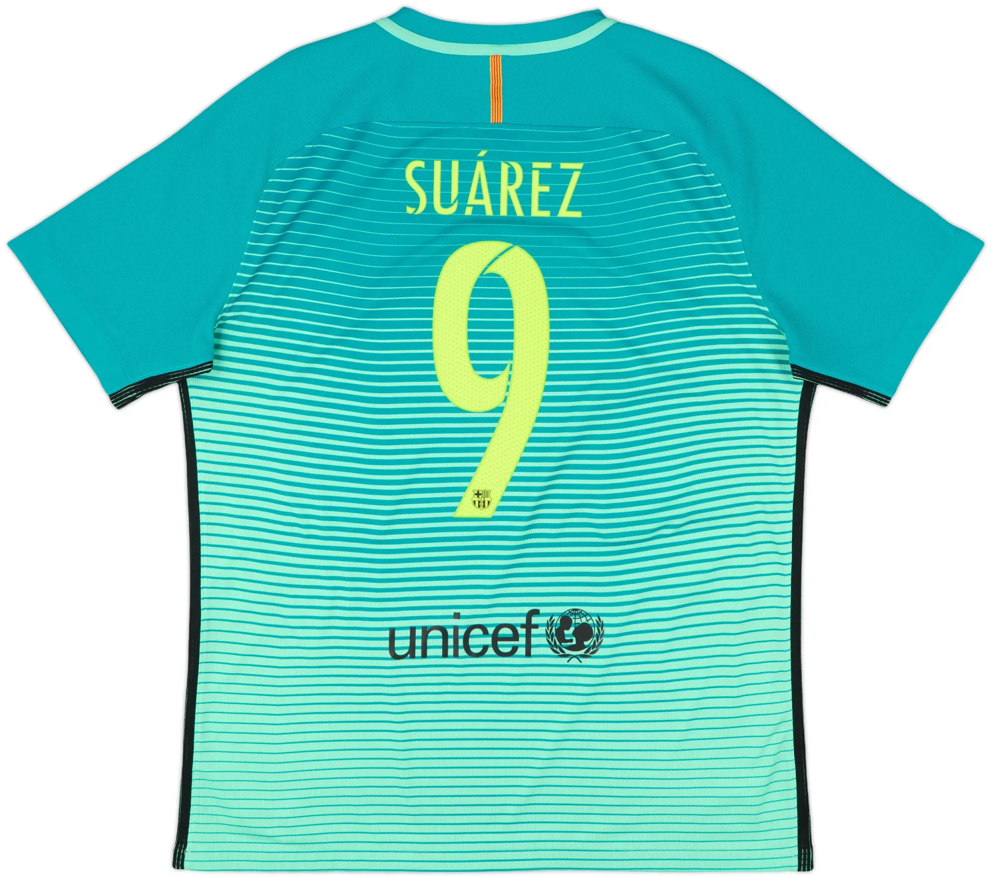 Nike Barcelona Mens SS Player Issue Third Shirt 2016/17