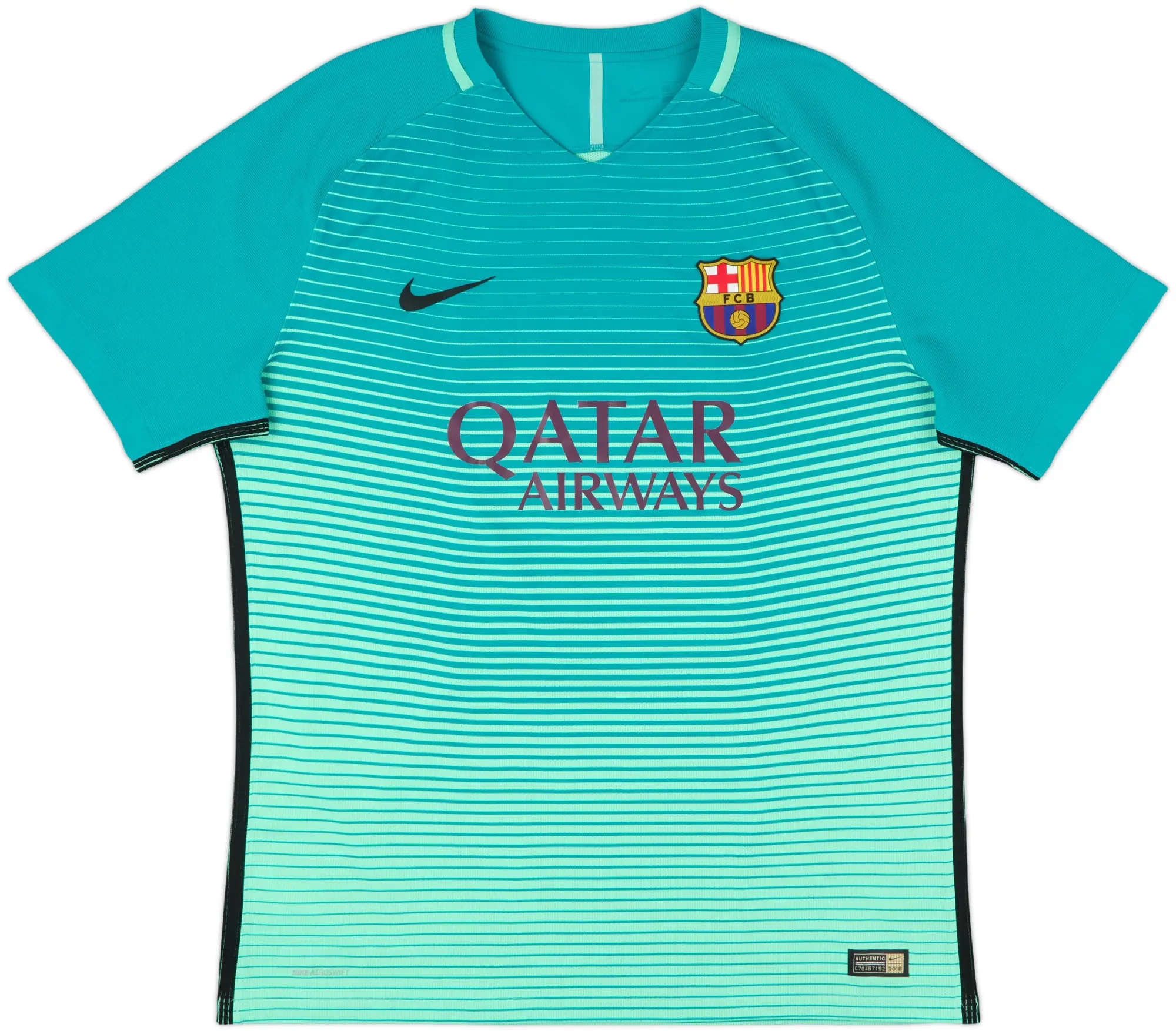 Nike Barcelona Mens SS Player Issue Third Shirt 2016/17