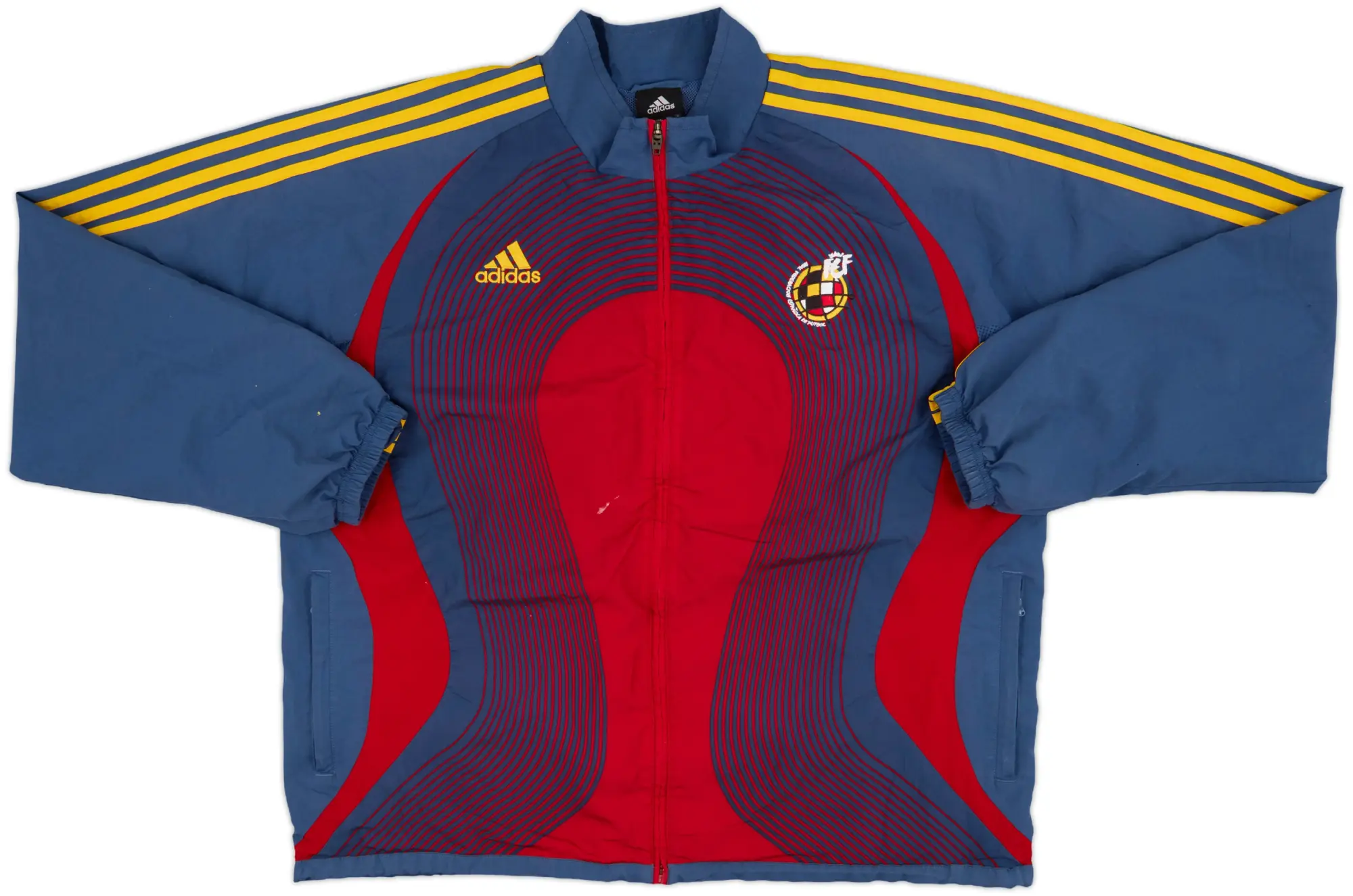 2006-07 Spain adidas Track Jacket - 7/10 - (XL/XXL)