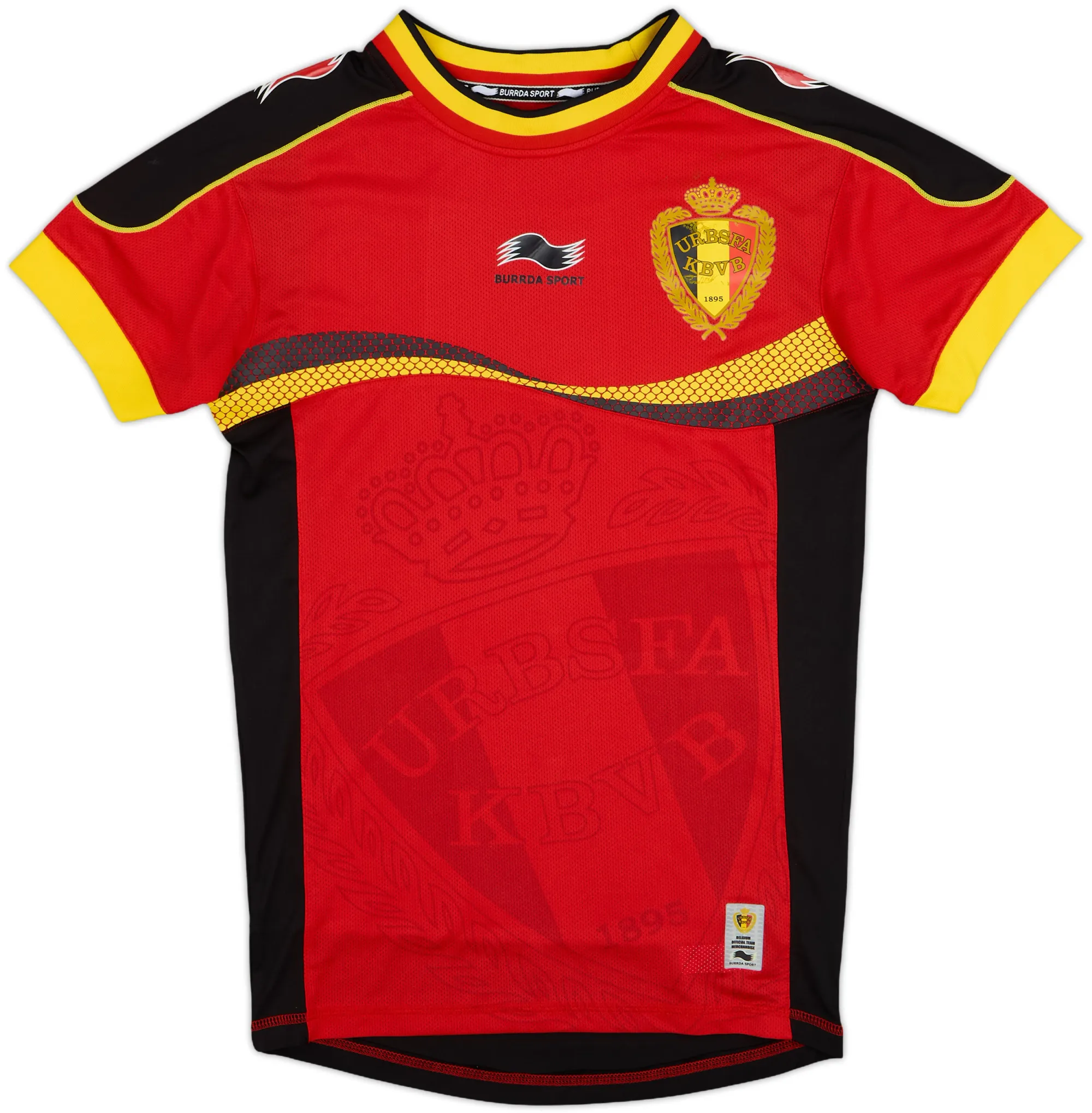 Burrda Belgium Mens SS Home Shirt 2012