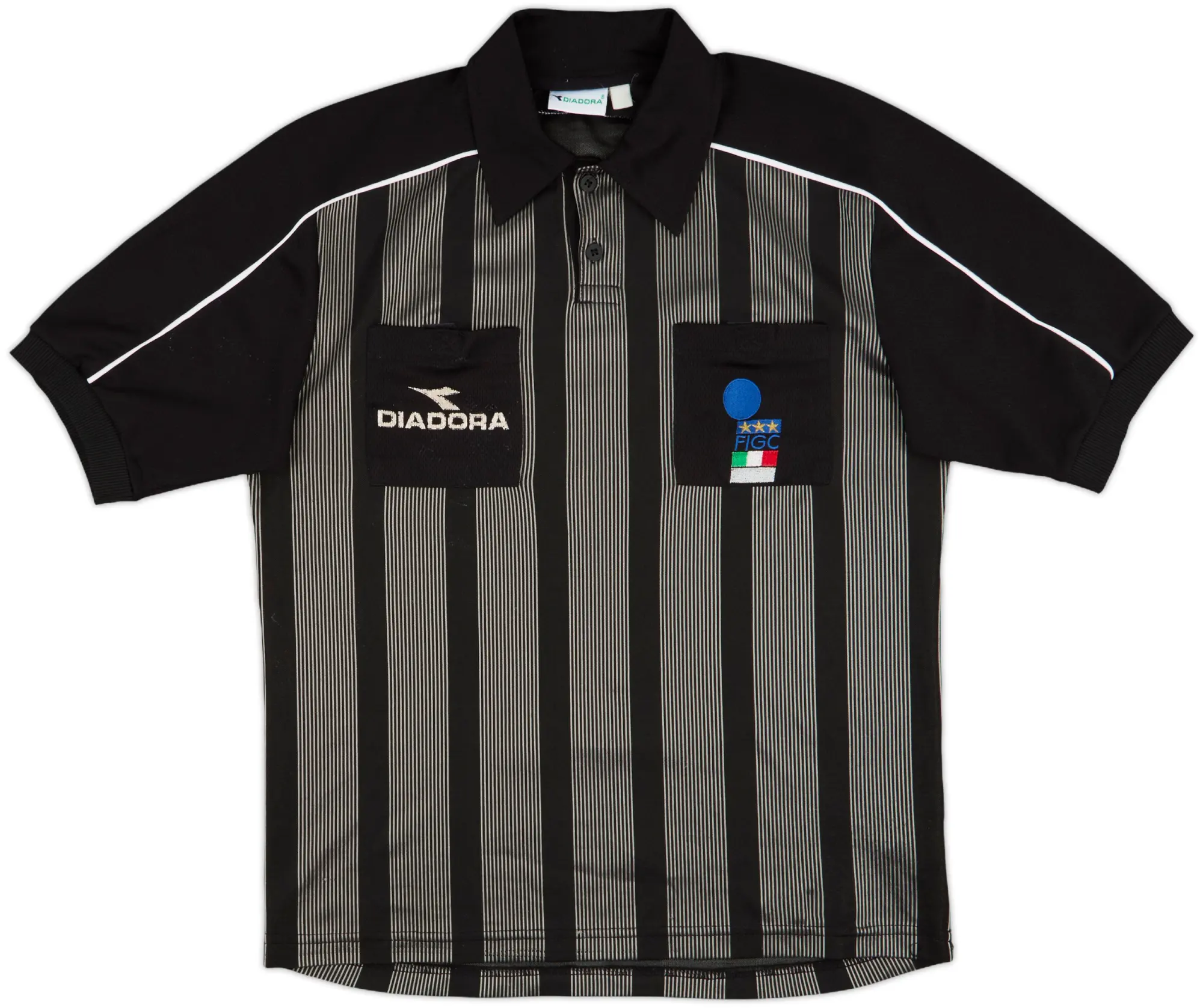 1999-00 Italy Diadora FIGC Referee Shirt - 5/10 - (M)