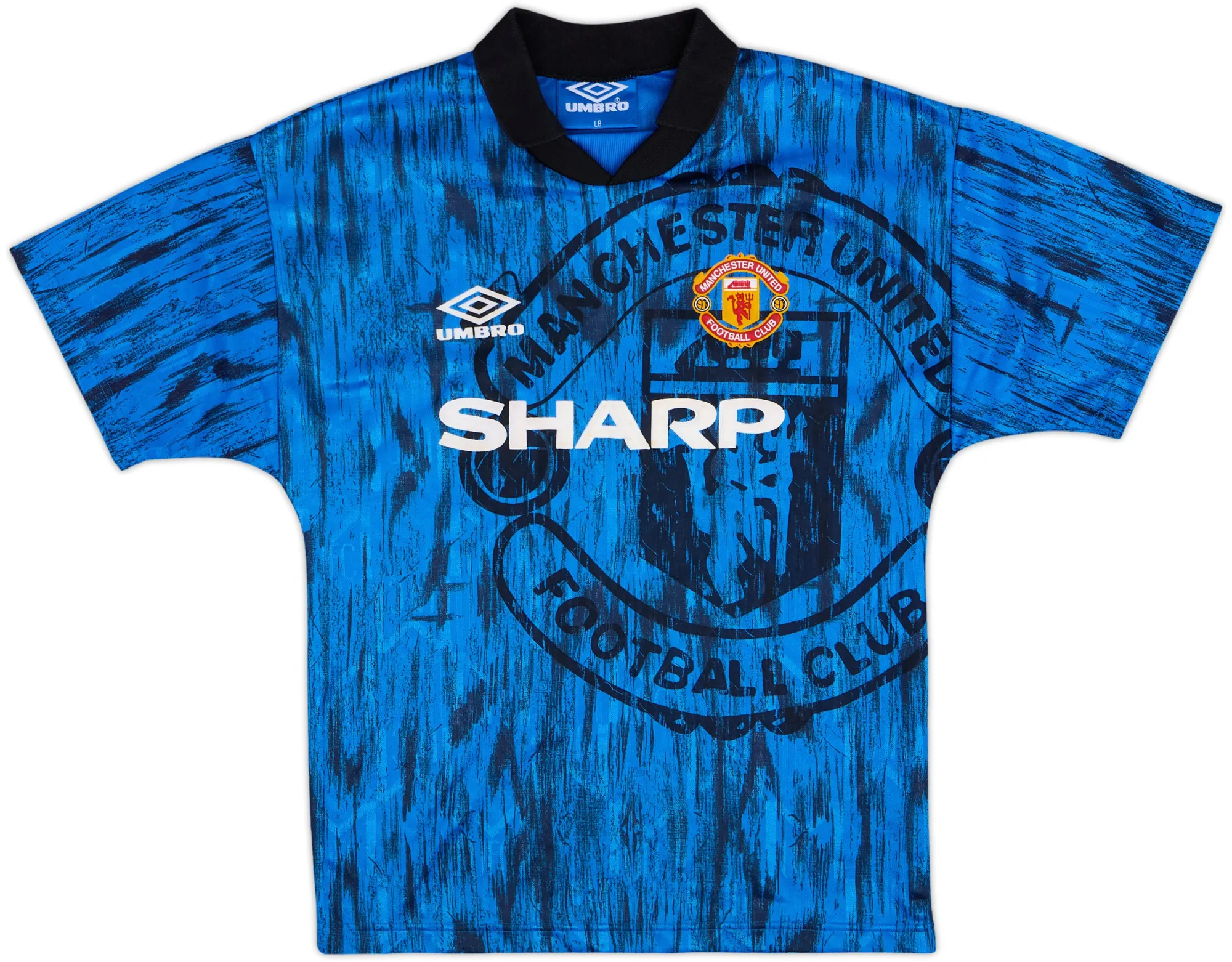 Umbro Manchester United Boys SS Away Shirt 1992/93