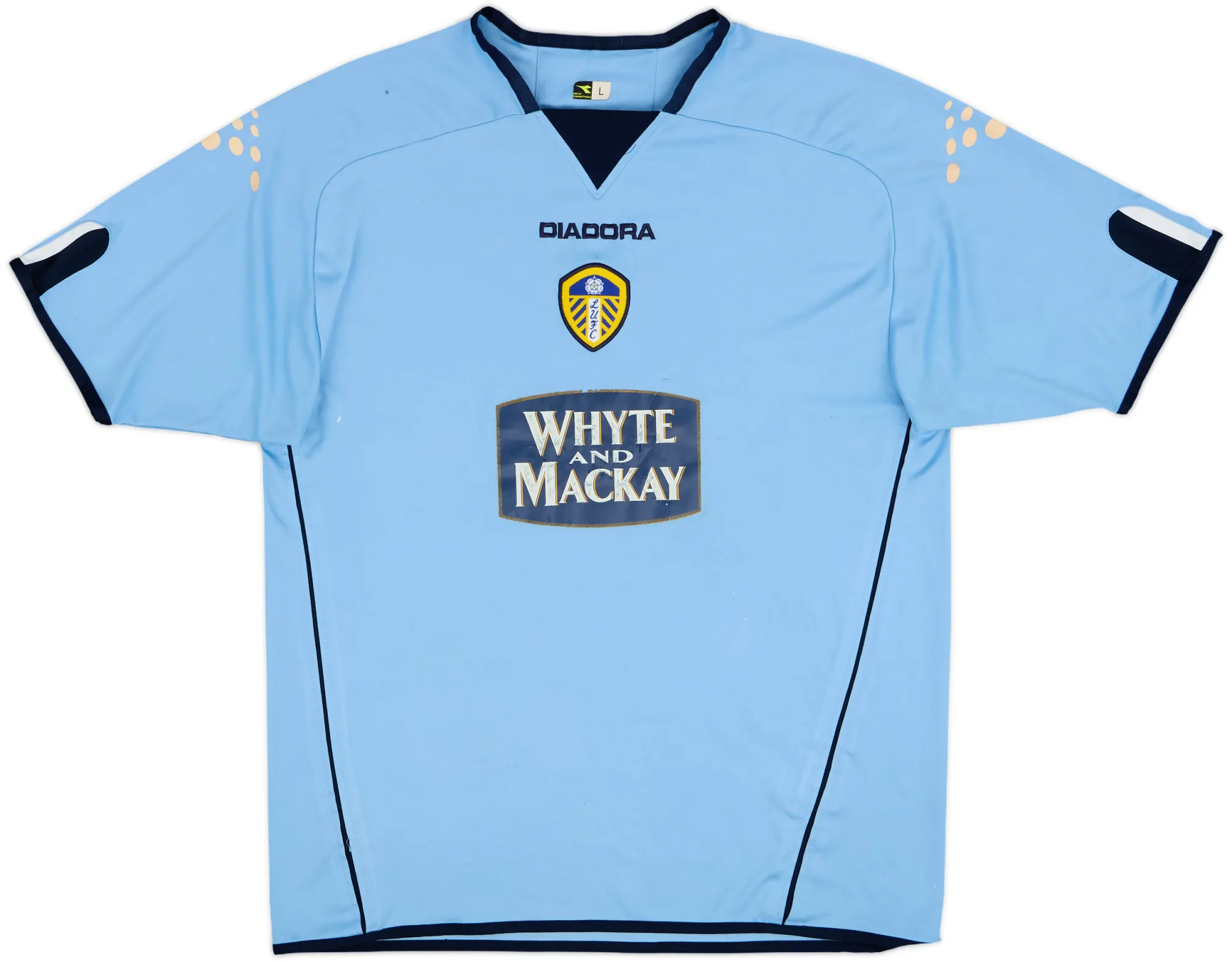 Diadora Leeds United Mens SS Away Shirt 2004/05
