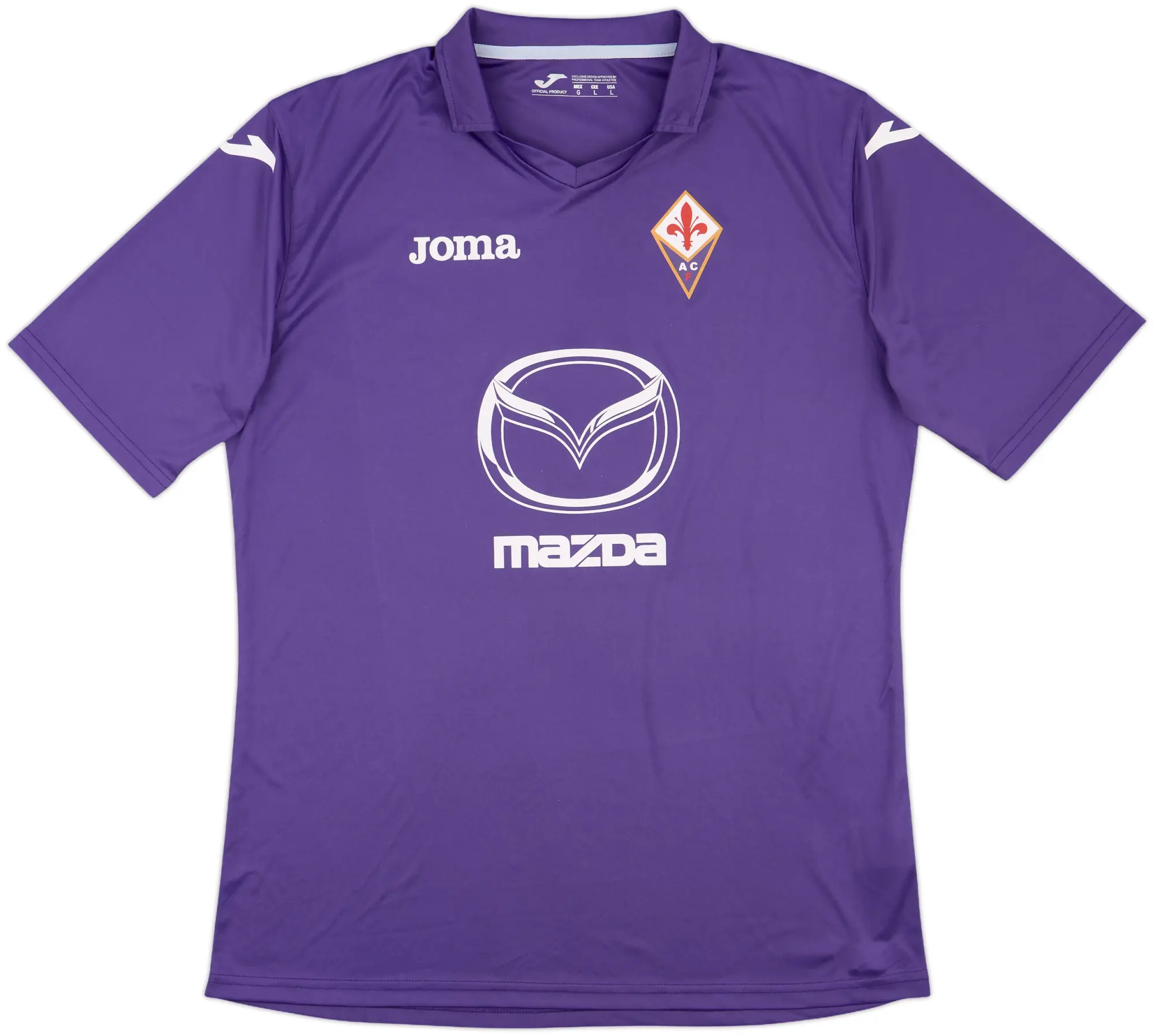 Joma Fiorentina Mens SS Home Shirt 2013/14