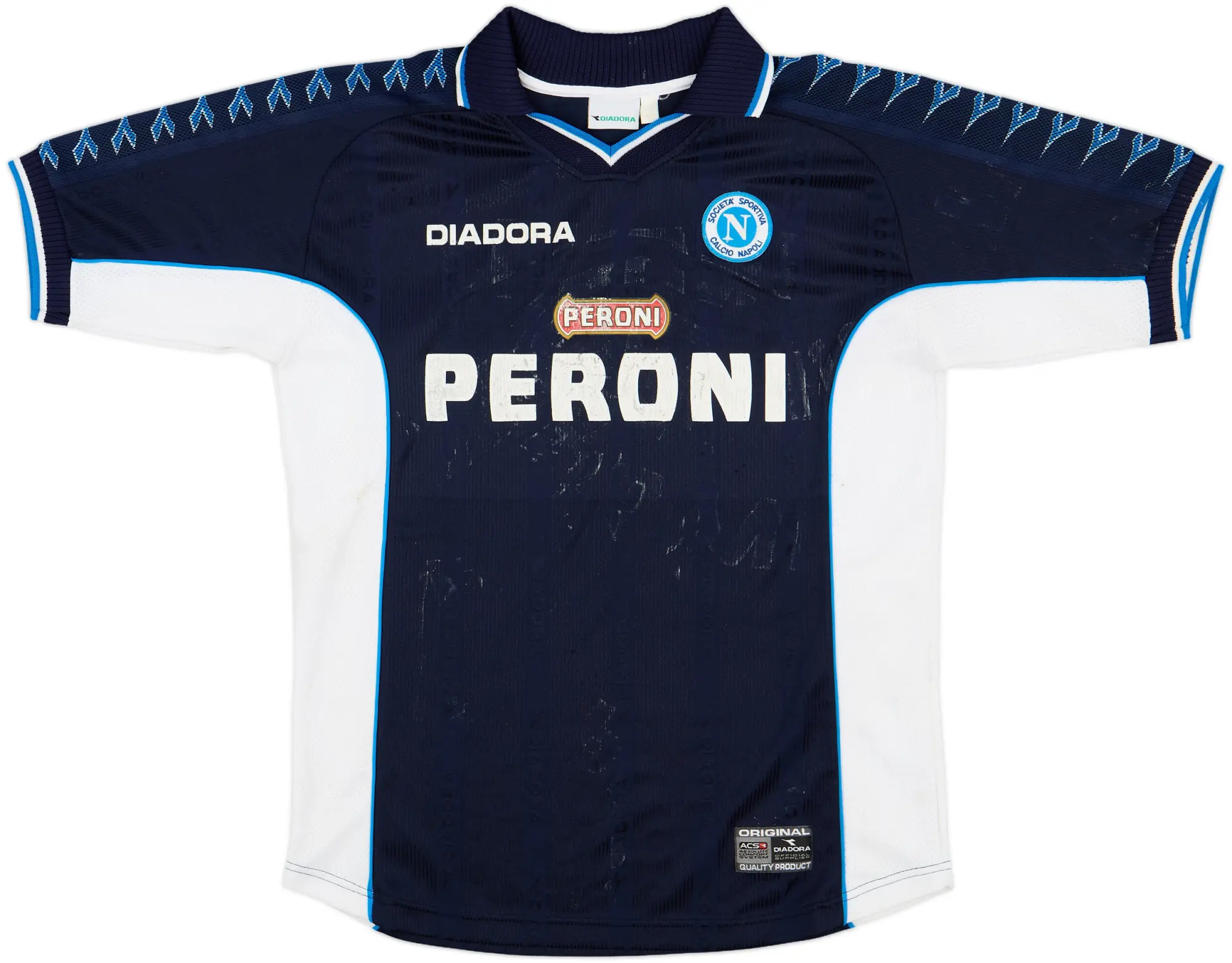 Diadora Napoli Mens SS Third Shirt 2000/01