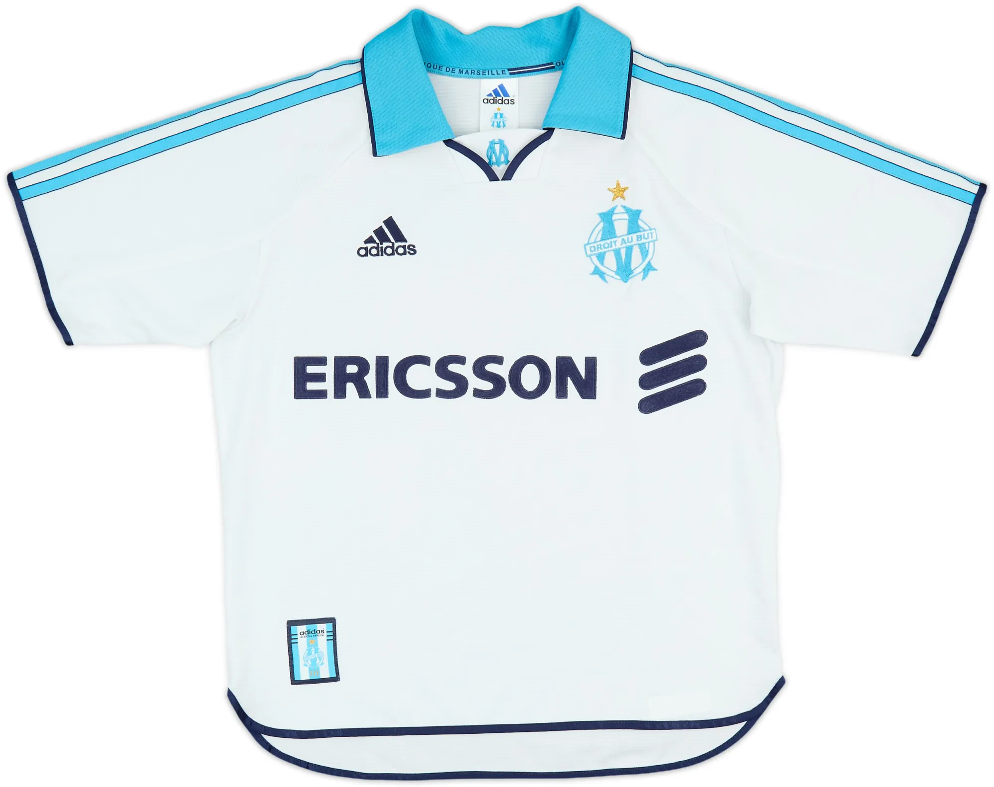 adidas Marseille Mens SS Home Shirt 1999/00