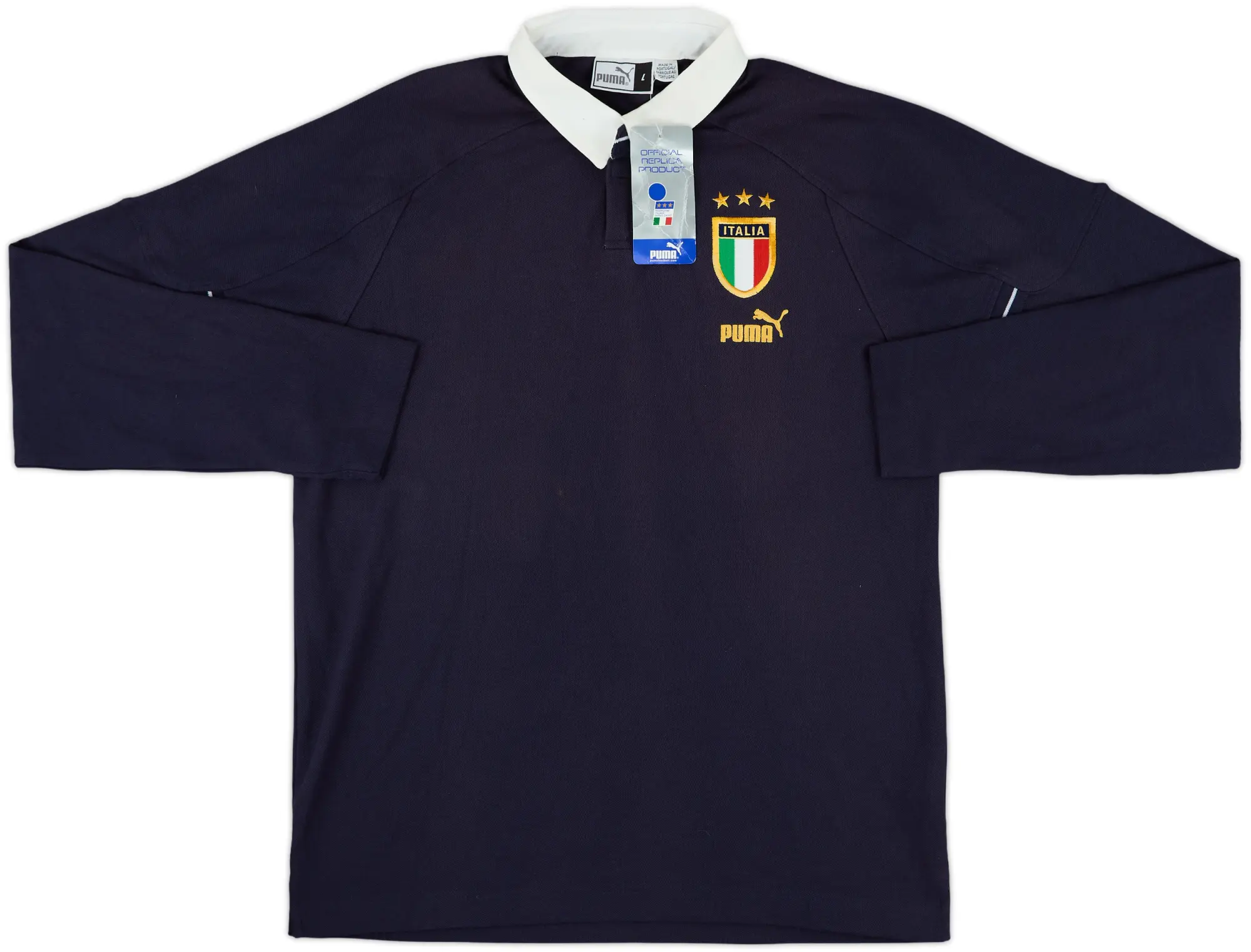 Puma Italy Mens LS Home Shirt 2003