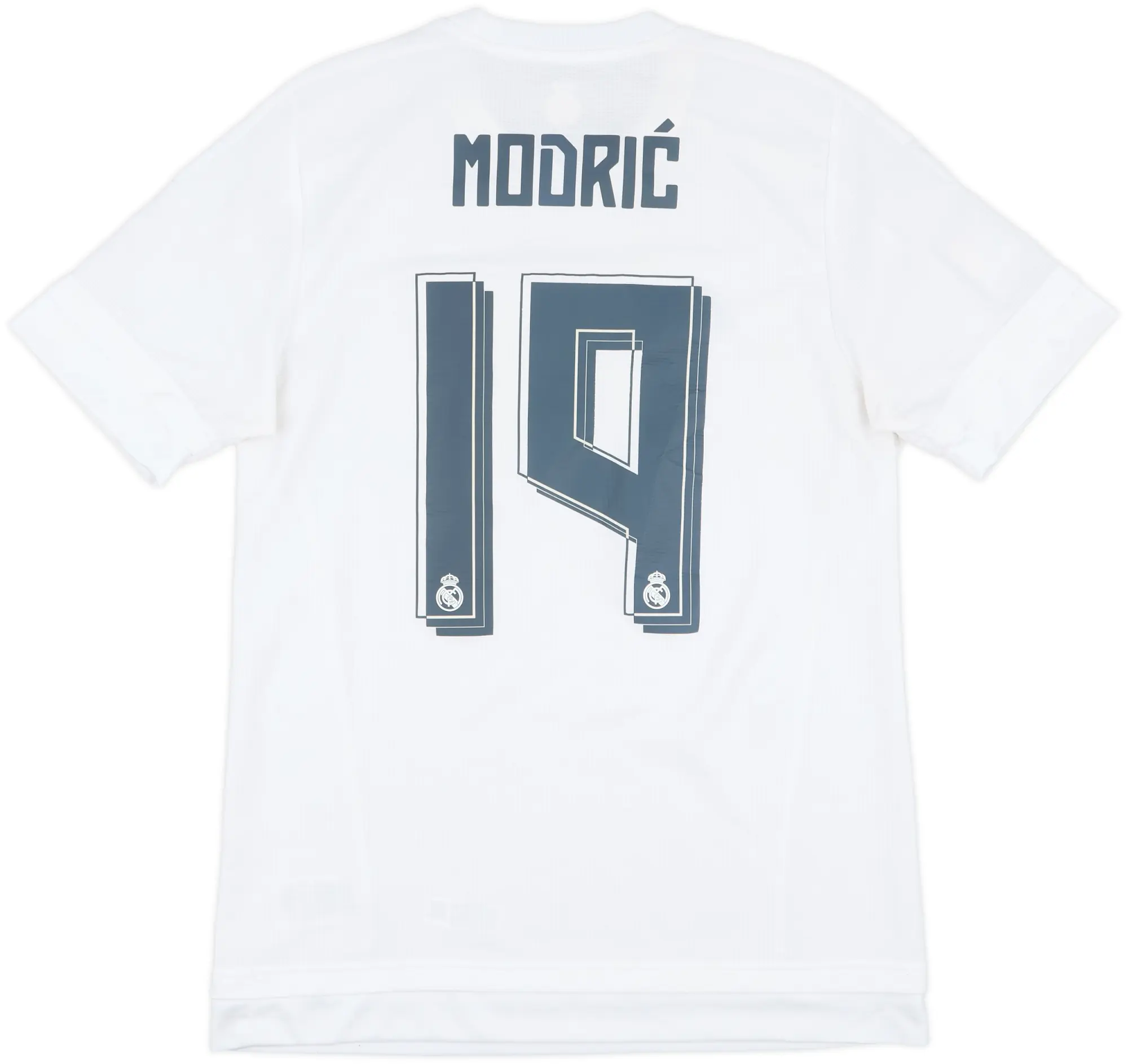 2015-16 Real Madrid Home Shirt Modric #19 - 8/10 - (M)