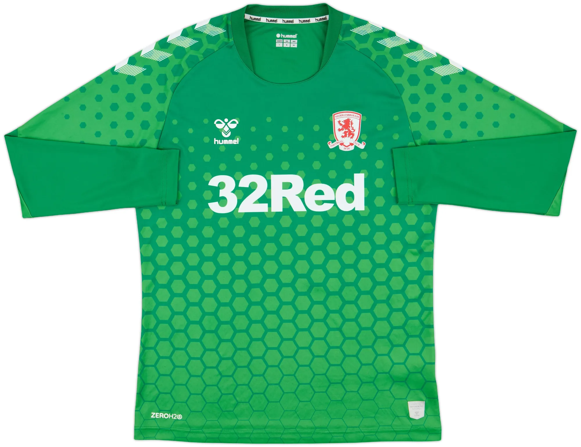 Hummel Middlesbrough Mens LS Goalkeeper Home Shirt 2019/20