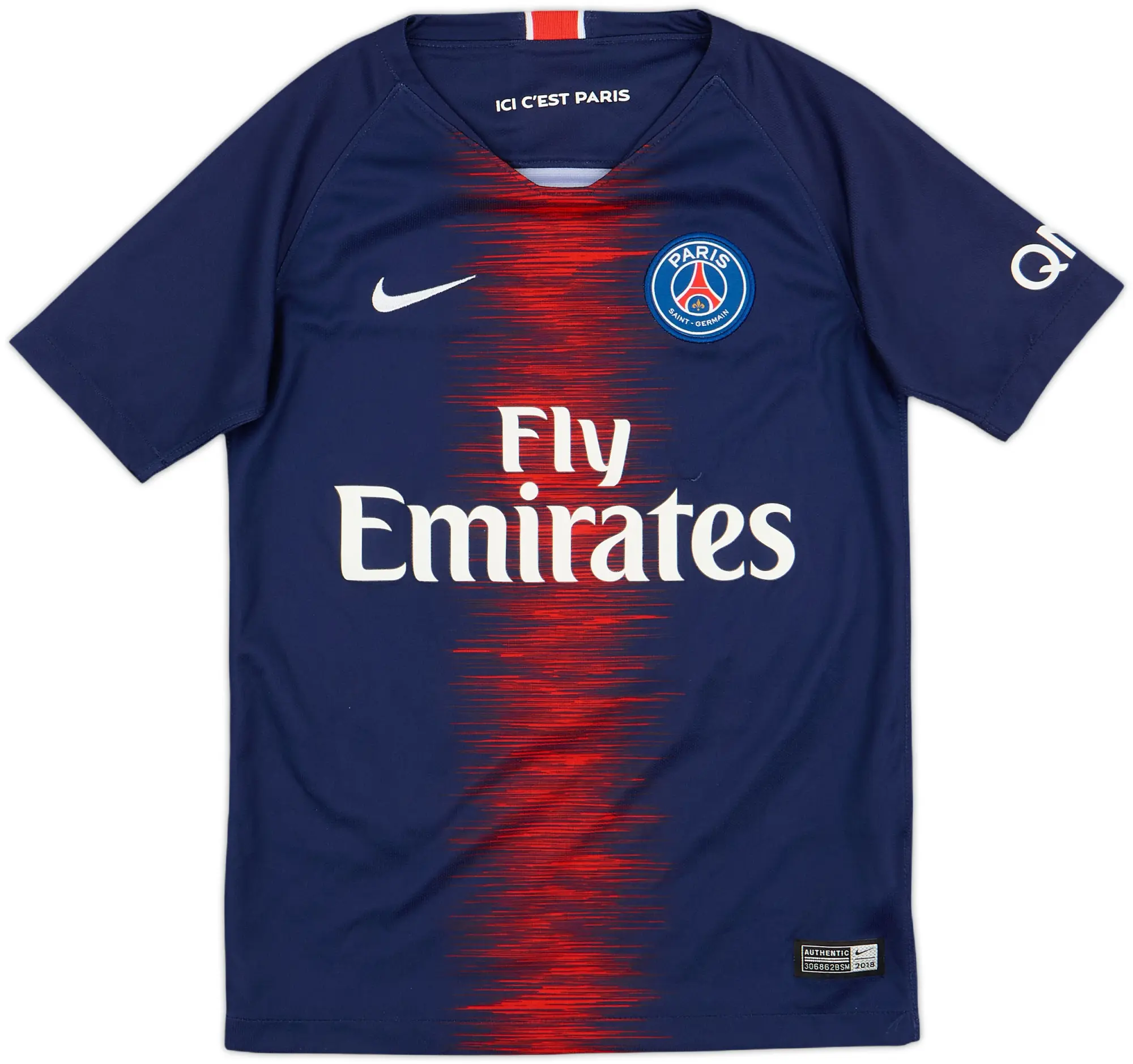 Nike Paris Saint Germain Boys SS Home Shirt 2018/19