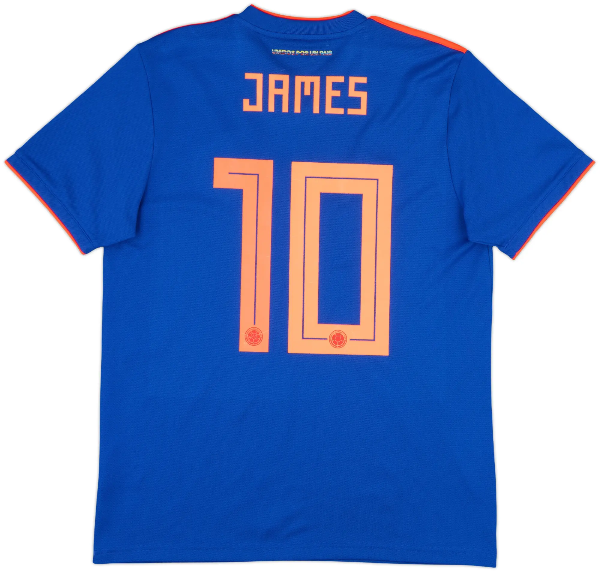 adidas Colombia Mens SS Away Shirt 2018