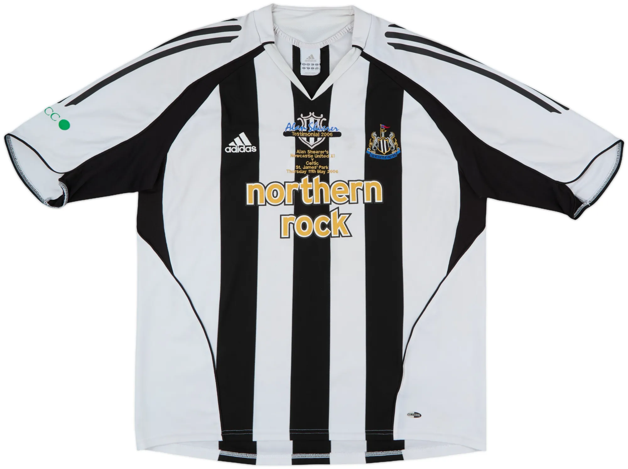 adidas Newcastle United Mens SS Home Shirt 2006/07
