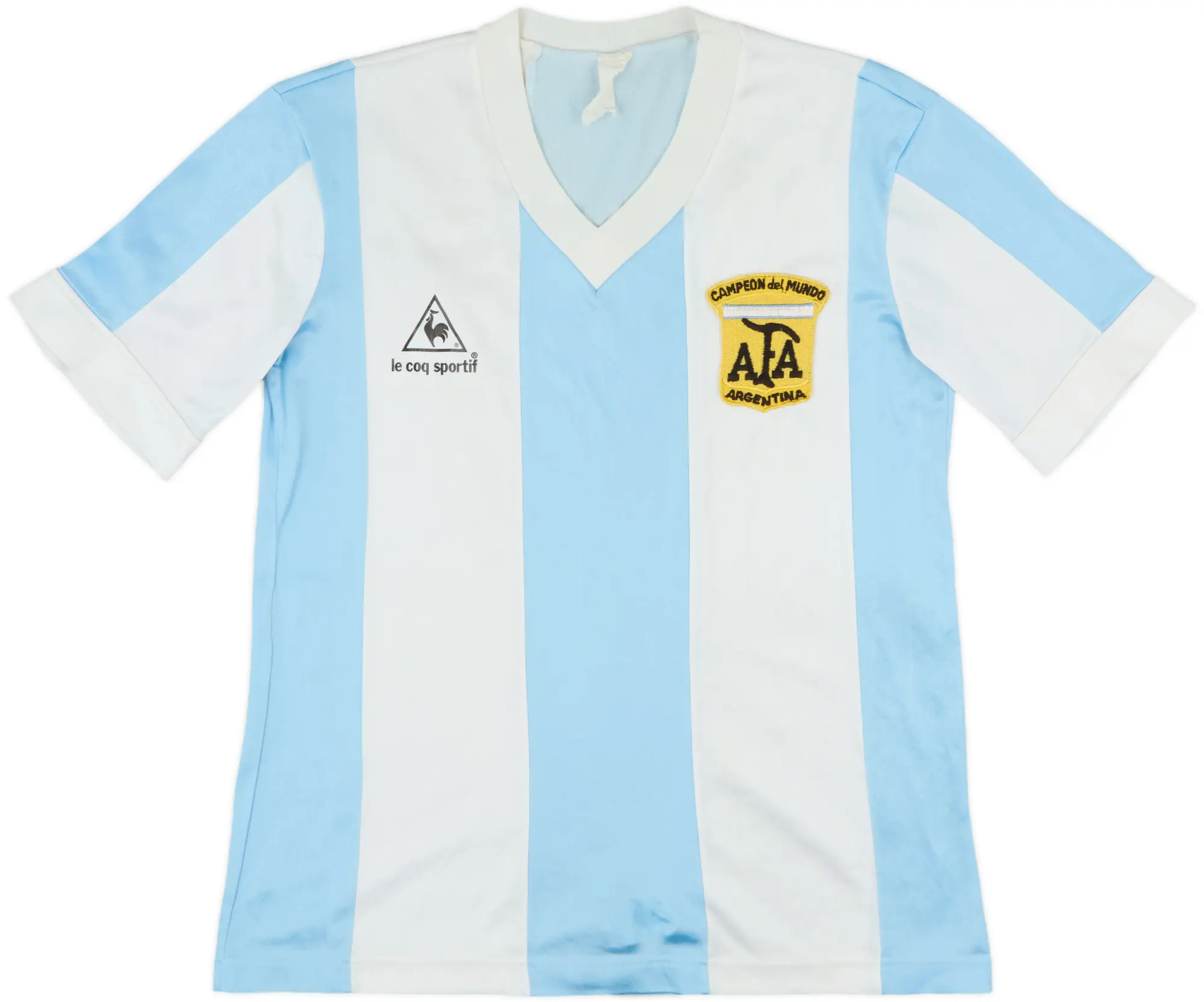 LeCoqSportif Argentina Mens SS Home Shirt 1980