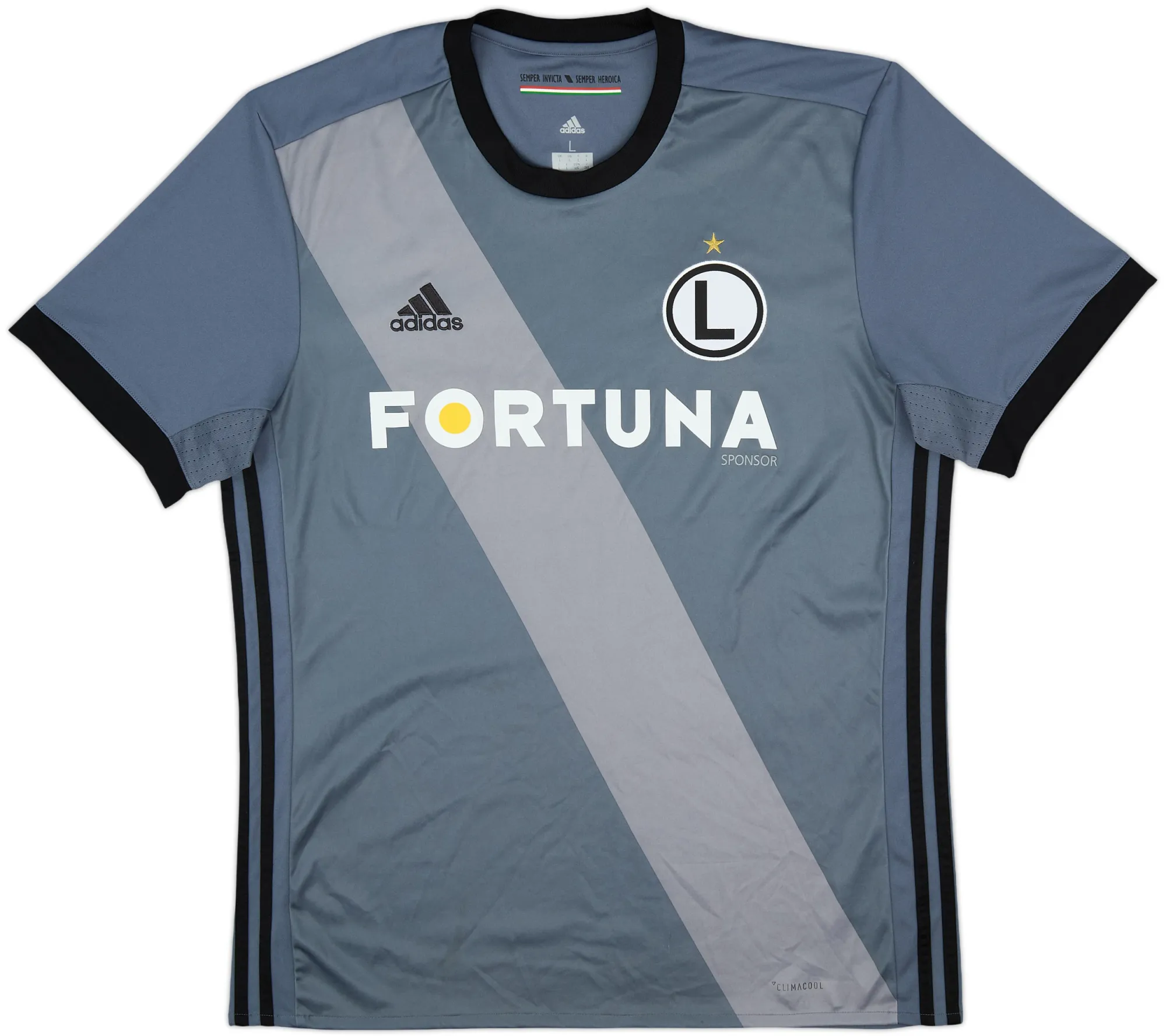 adidas Legia Warsaw Mens SS Away Shirt 2017/18