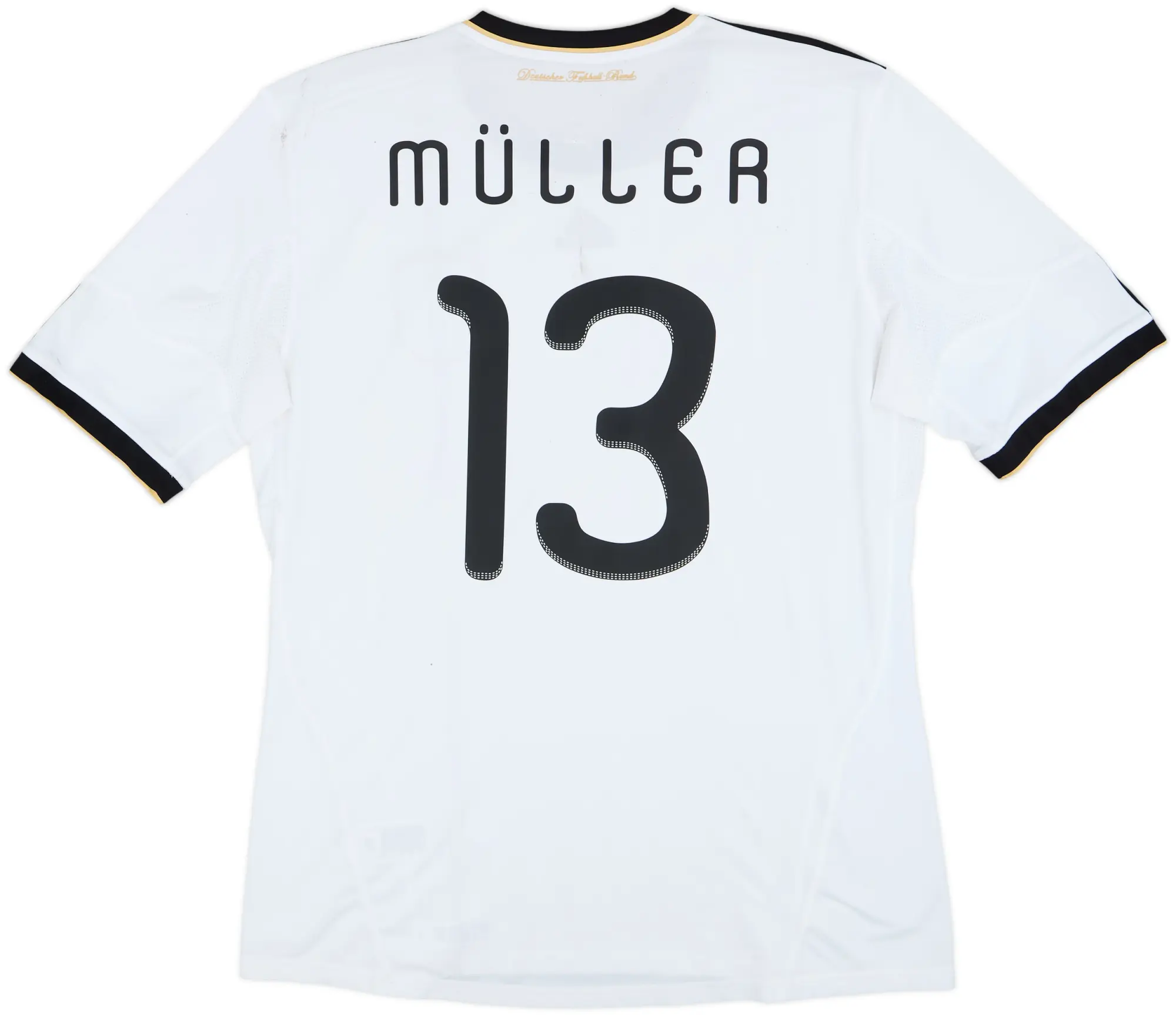 2010-11 Germany Home Shirt Muller #13 - 7/10 - (XL)