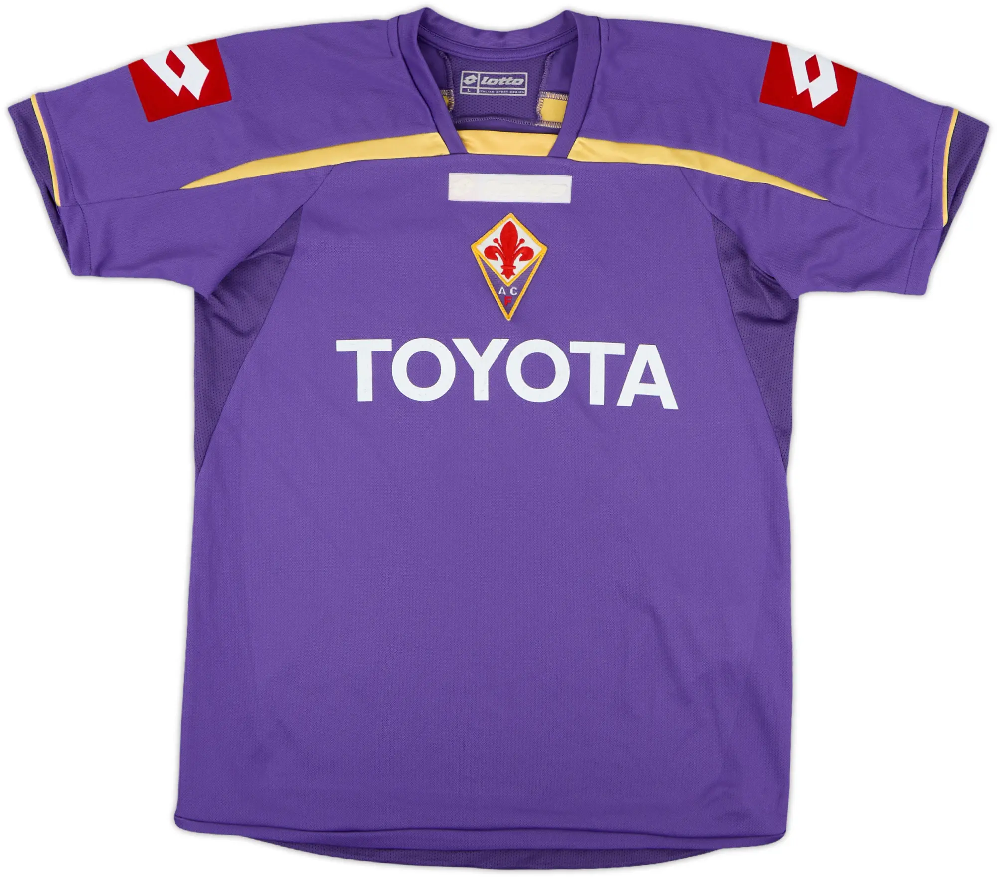 Lotto Fiorentina Boys SS Home Shirt 2009/10