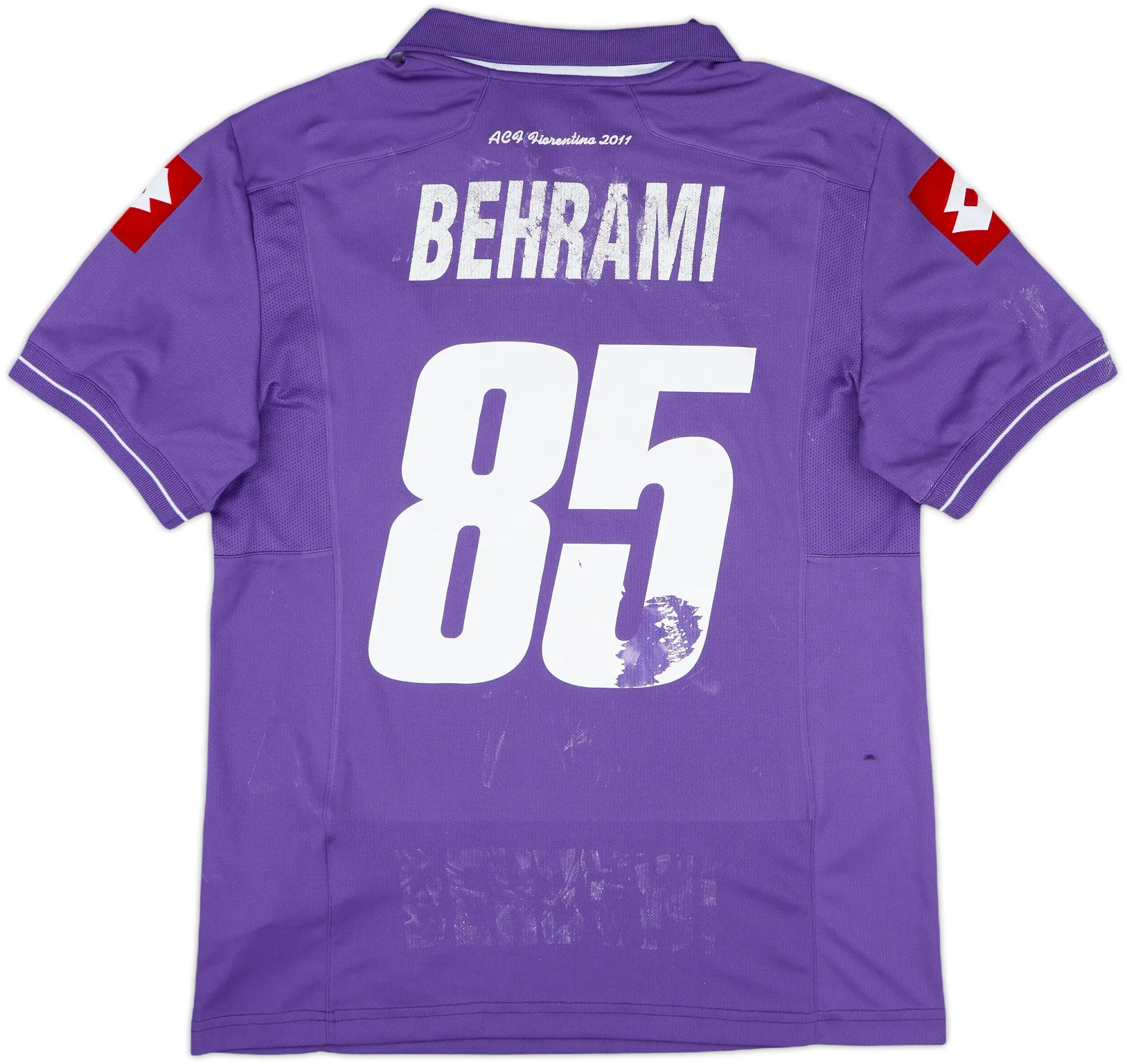 Lotto Fiorentina Mens SS Home Shirt 2011/12
