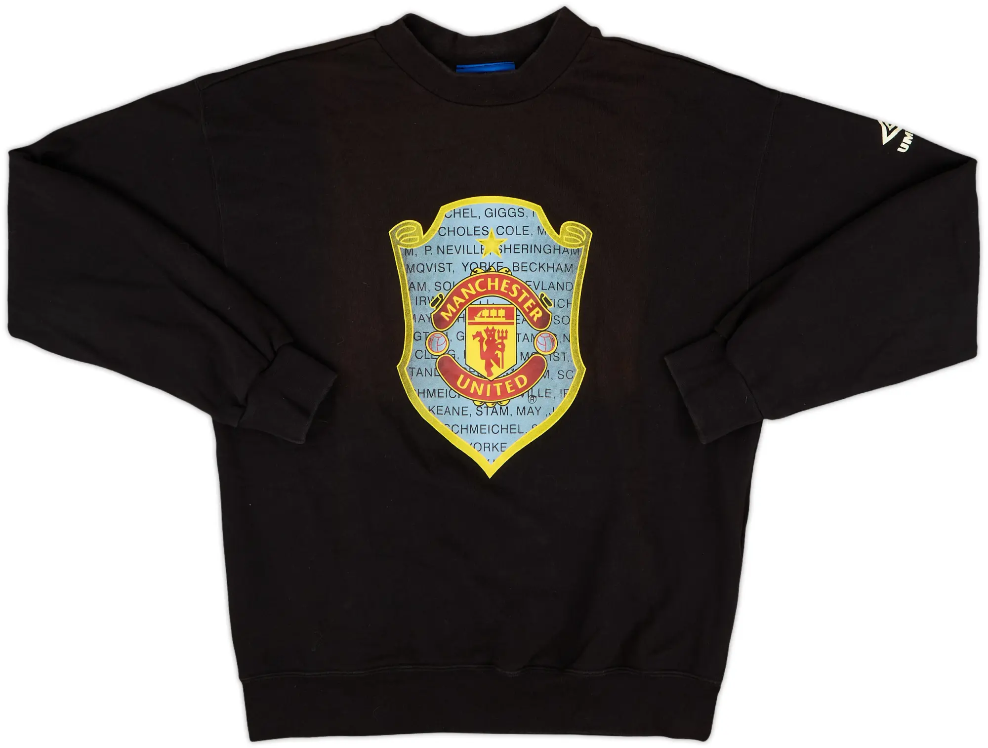 1999 Manchester United Umbro Champions League Final Sweat Top - 10/10 - (S)