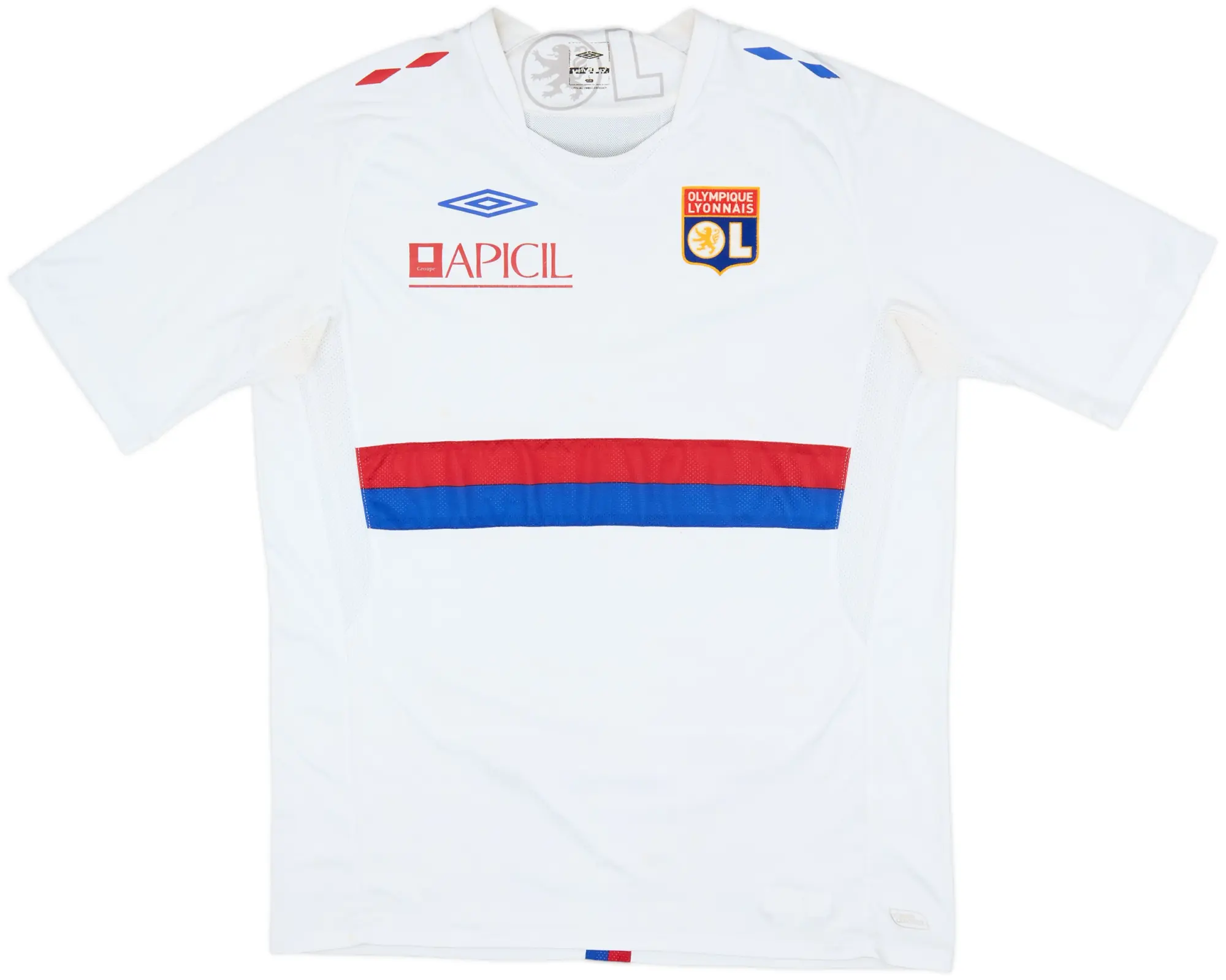 Umbro Lyon Mens SS Home Shirt 2009/10