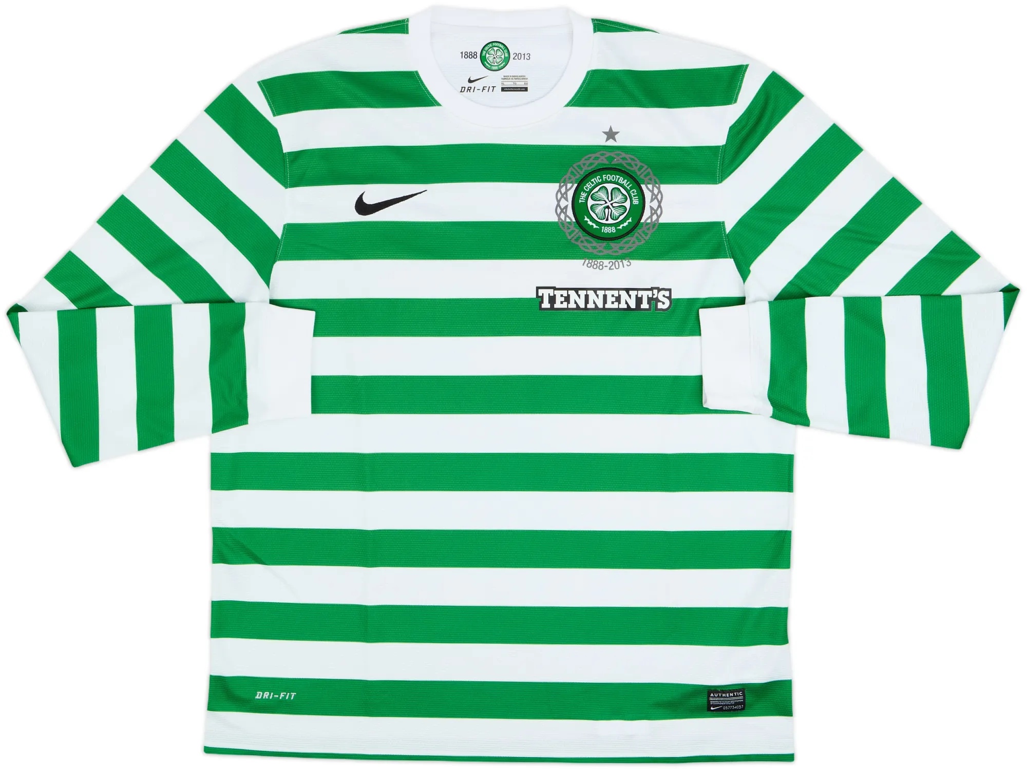 Nike Celtic Mens LS Home Shirt 2012/13