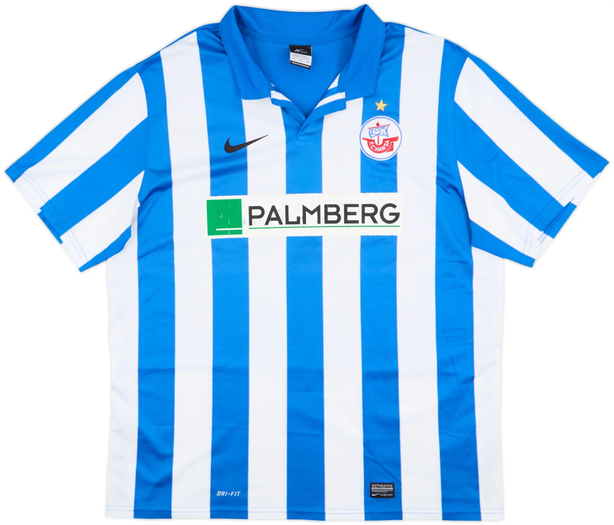 Nike Hansa Mens SS Home Shirt 2011/12