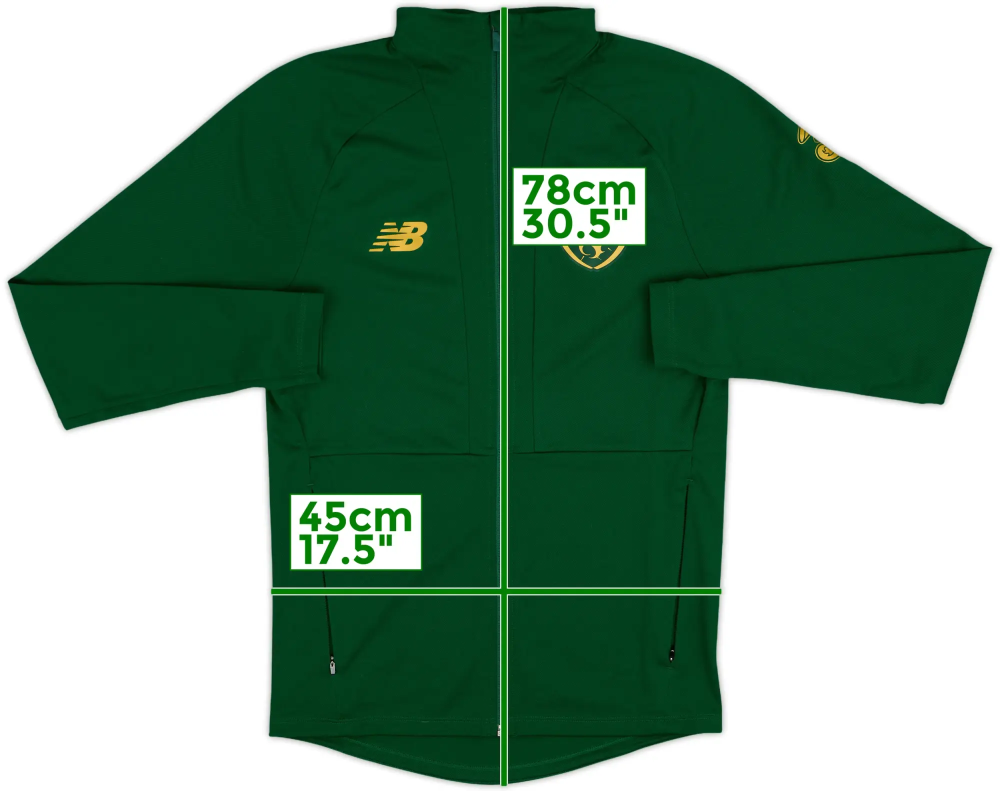 2019-20 Ireland New Balance Track Jacket - 8/10 - (S)