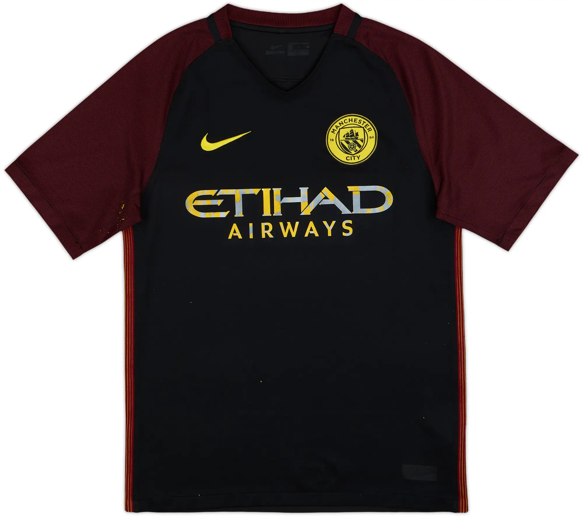 Nike Manchester City Mens SS Away Shirt 2016/17